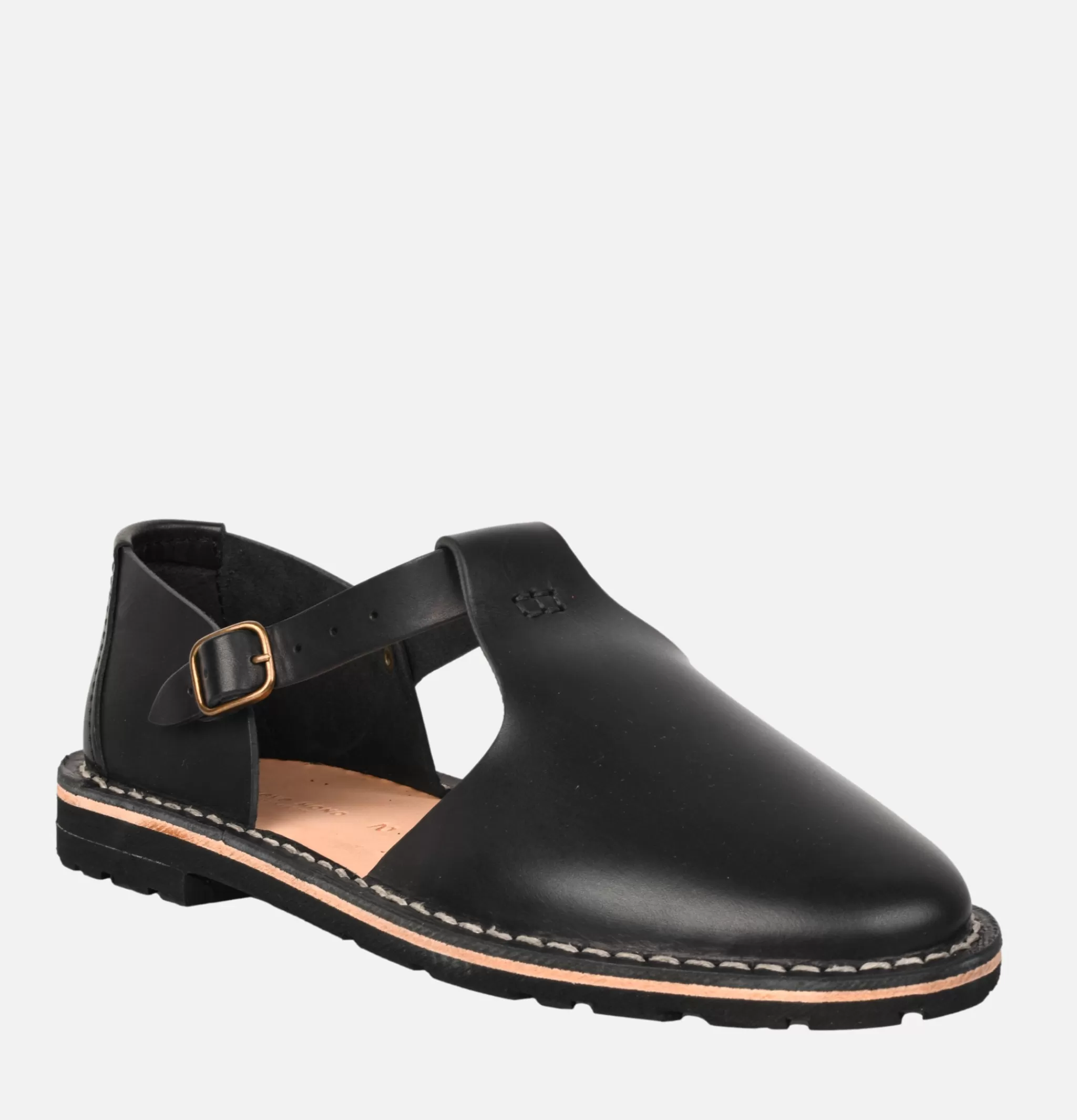 STEVE MONO Sandales | Artisanal sandal shoe 10/12 Black