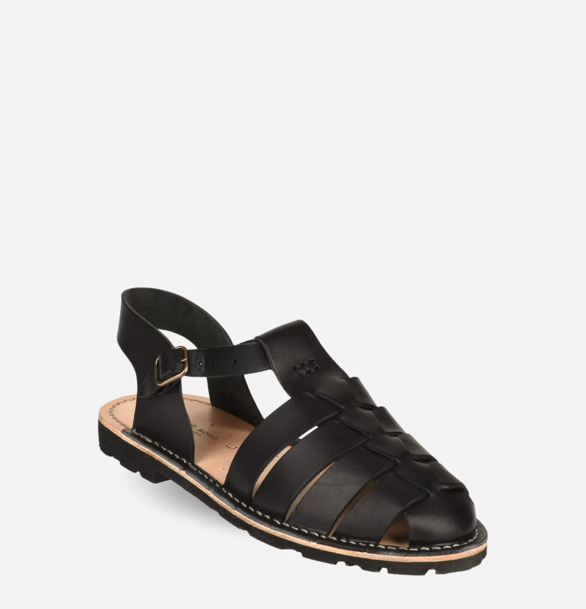 STEVE MONO Sandales | Artisanal Sandal Shoe 10/09 Black
