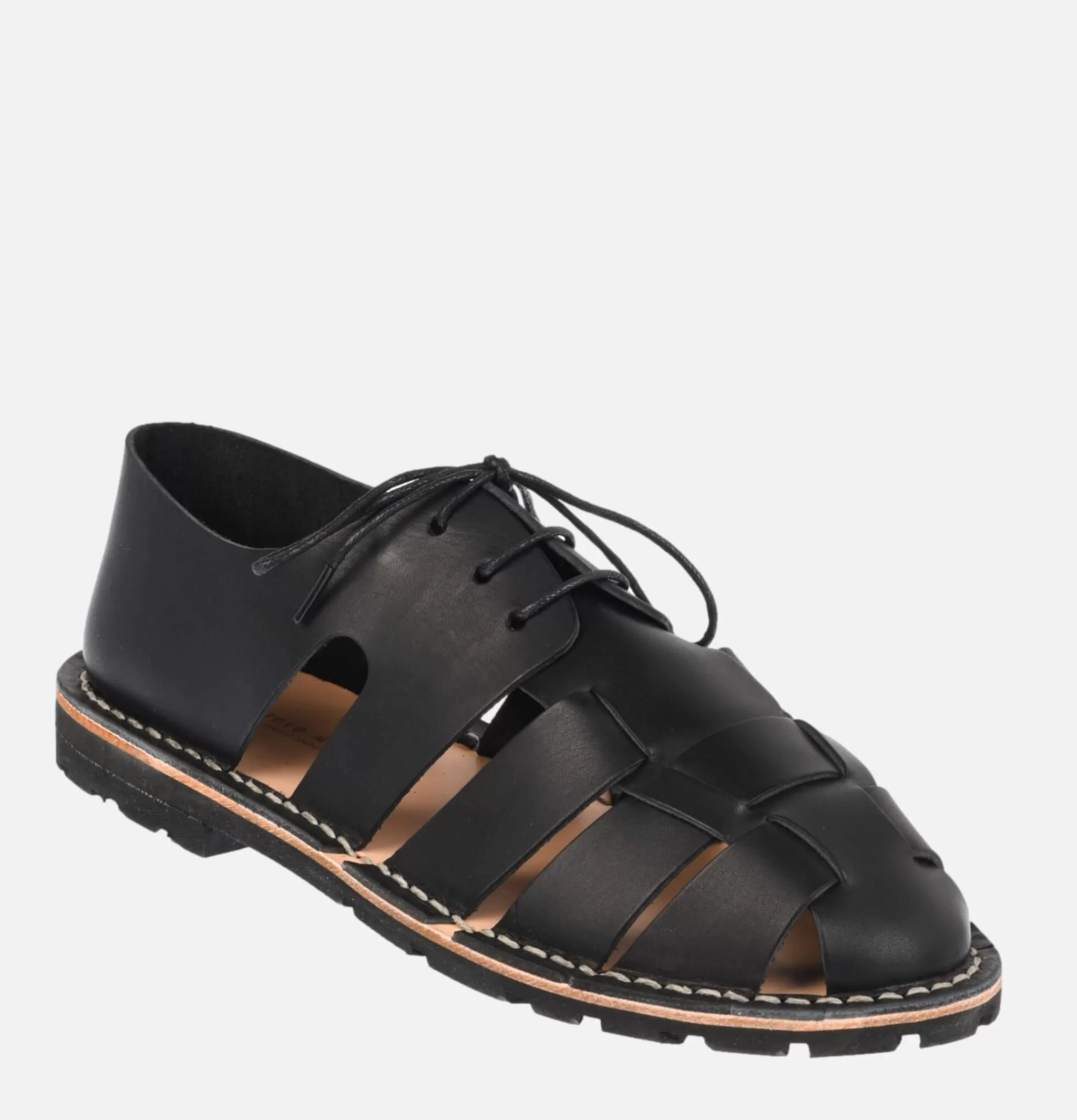 STEVE MONO Sandales | Artisanal Sandal Shoe 10/05 Black
