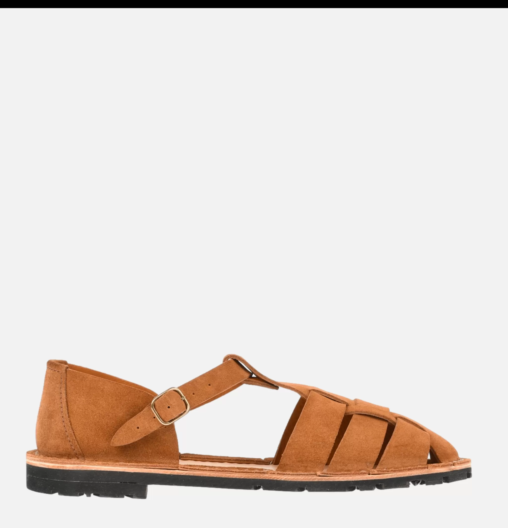 STEVE MONO Sandales | Artisanal Sandal Shoe 10/01 Cognac