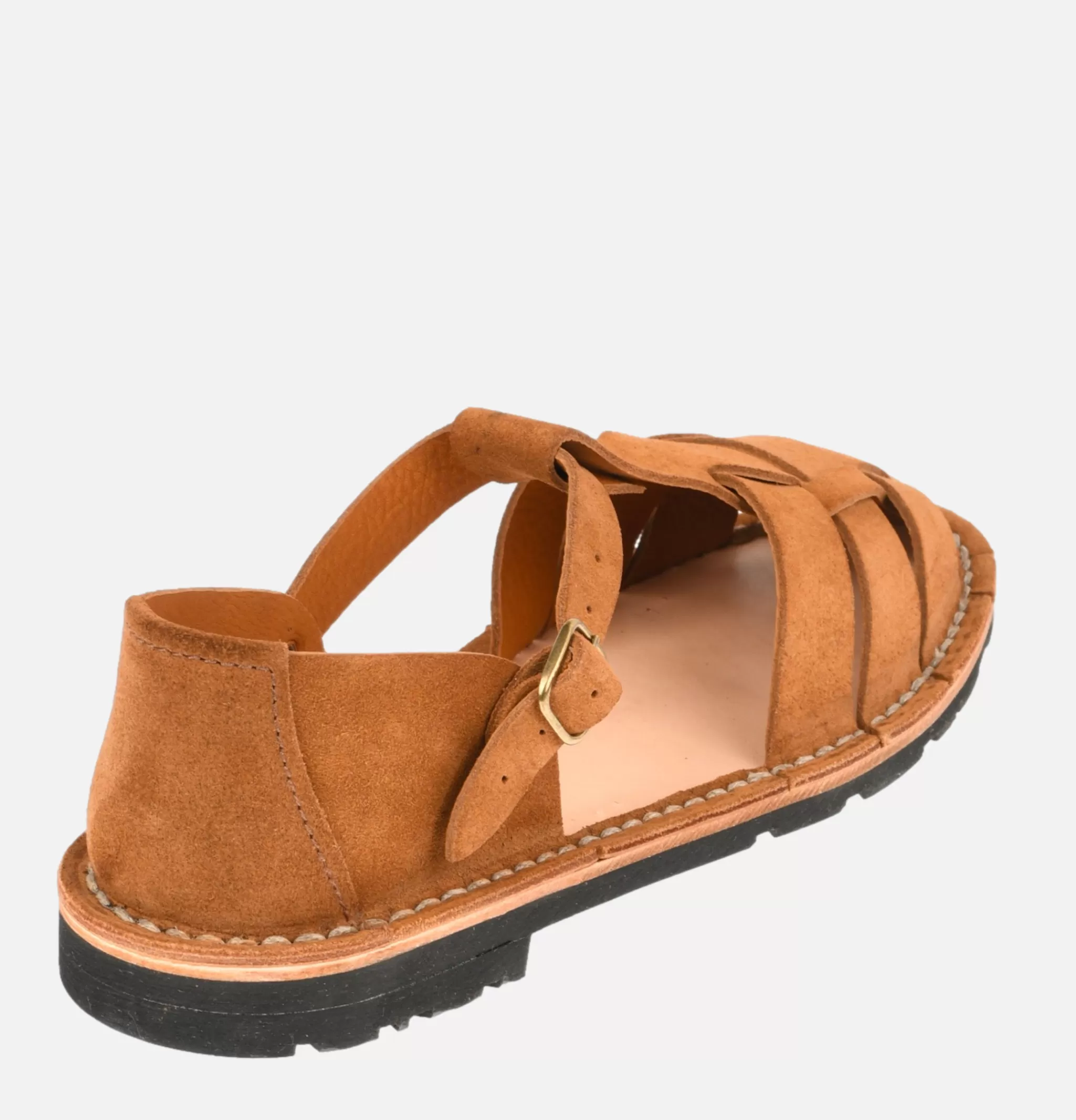 STEVE MONO Sandales | Artisanal Sandal Shoe 10/01 Cognac