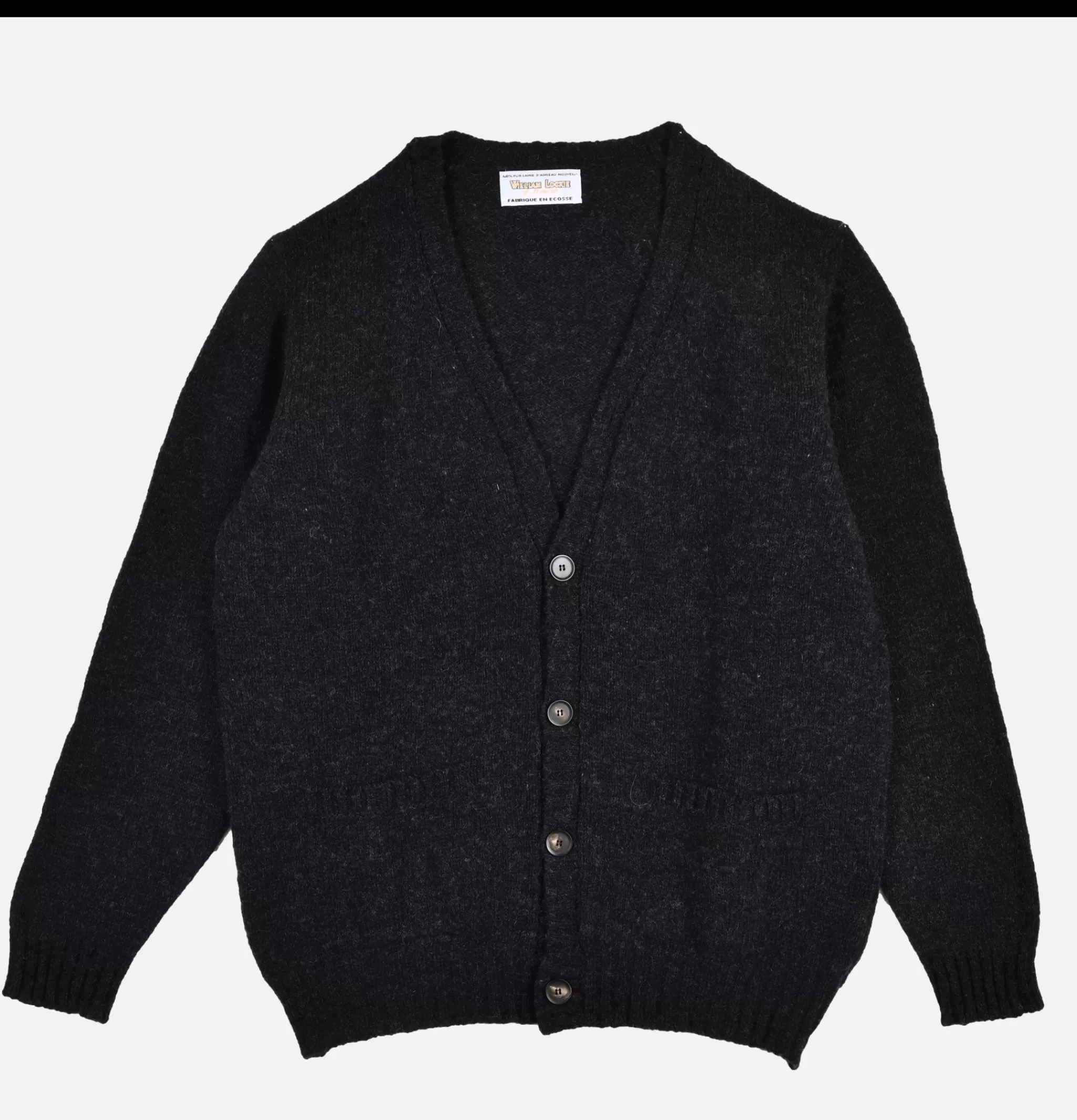 WILLIAM LOCKIE Pulls & Cardigans | Aryan Cardigan Charcoal