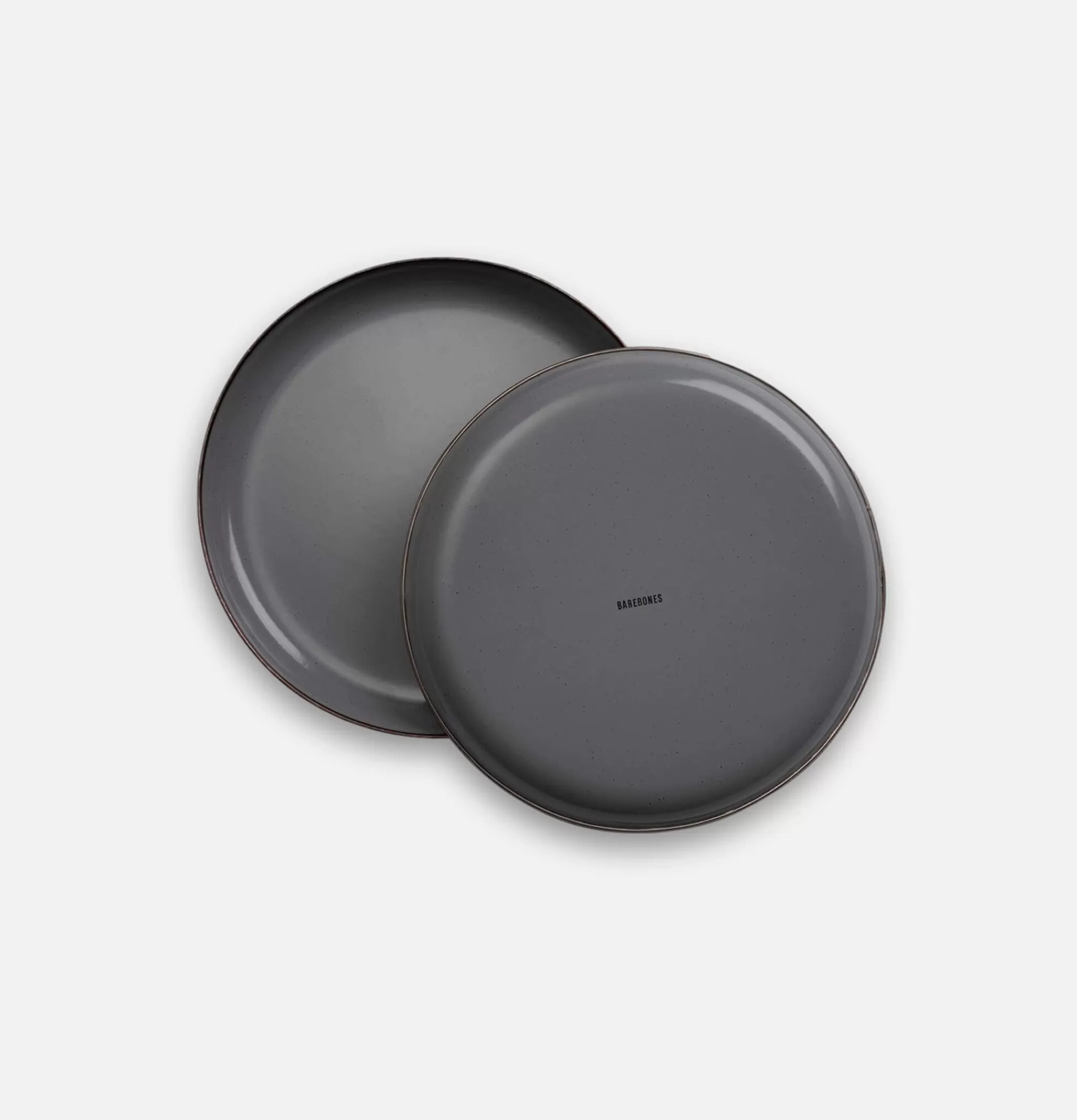 BAREBONES Outdoor | Assiettes Email Set x 2 Grey