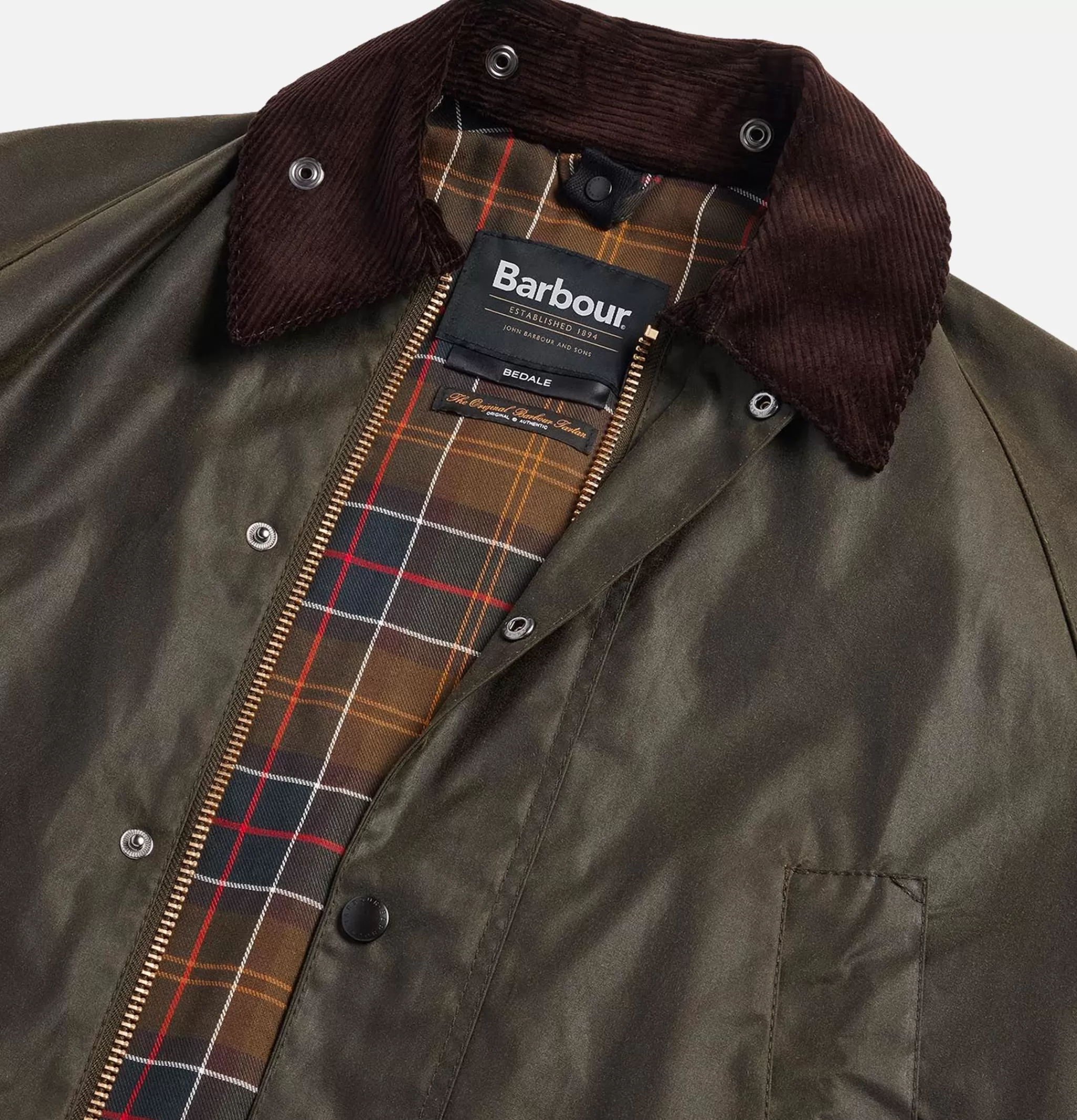 BARBOUR Blousons & Manteaux | Bedale Wax Jacket Archive Oliv