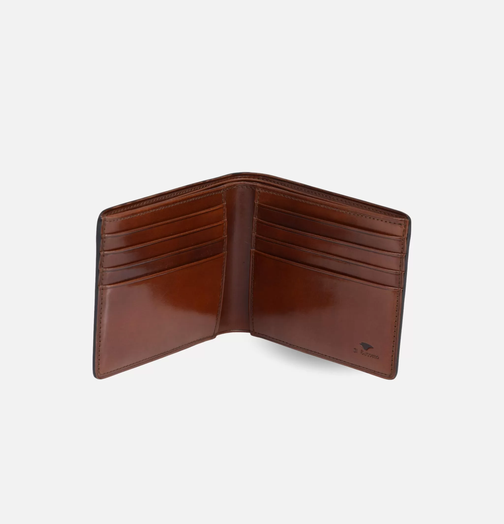 IL BUSSETTO Petite Maroquinerie | Bi Fold Wallet Cappuccino