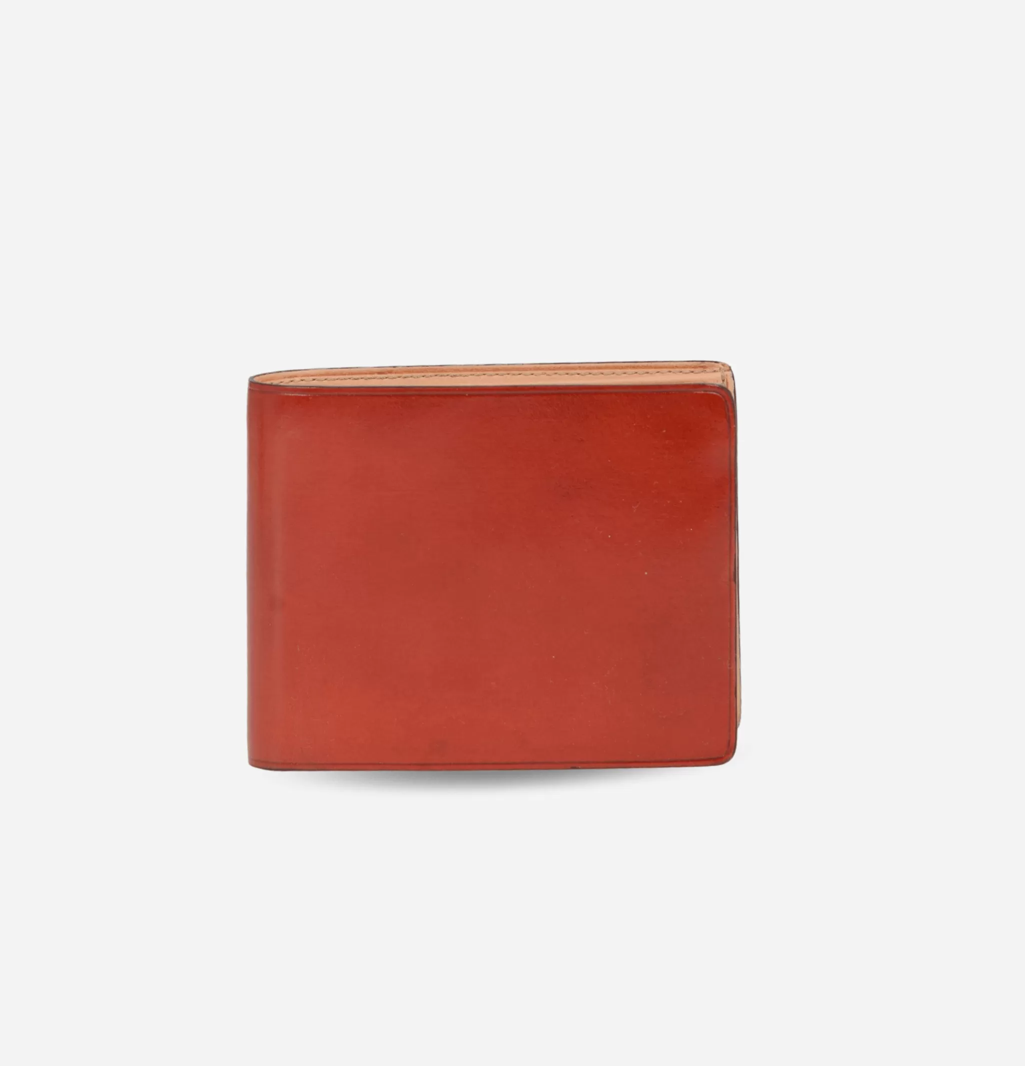 IL BUSSETTO Petite Maroquinerie | Bi-fold Wallet Coral Red