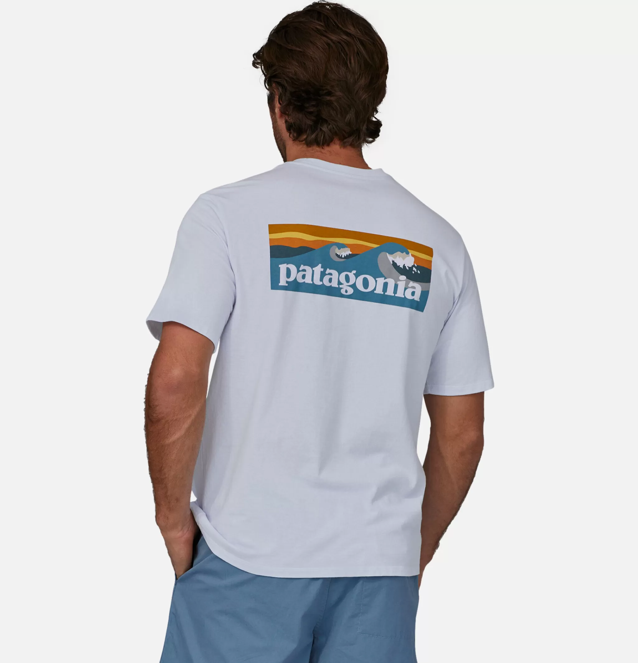 PATAGONIA T-shirts | Boardshort Logo Pocket White