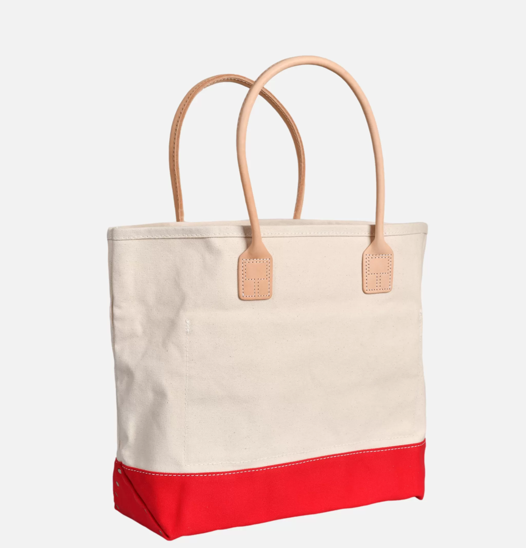 HERITAGE LEATHER COMPANY Sacs Bandoulière | Canvas Day Tote Bag Rouge