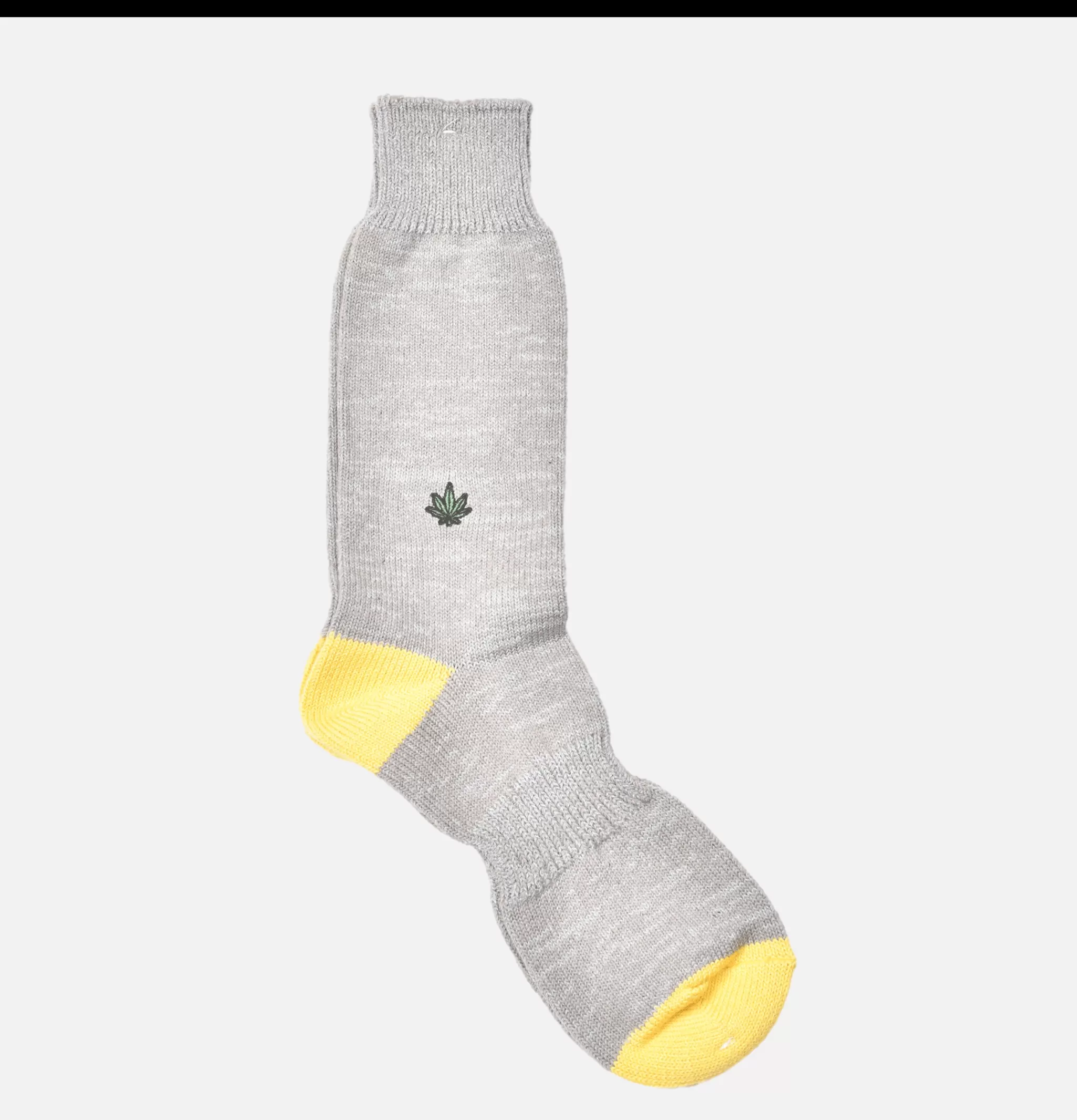 ANONYMOUS ISM Chaussettes | Chaussettes Embroidery Jaune