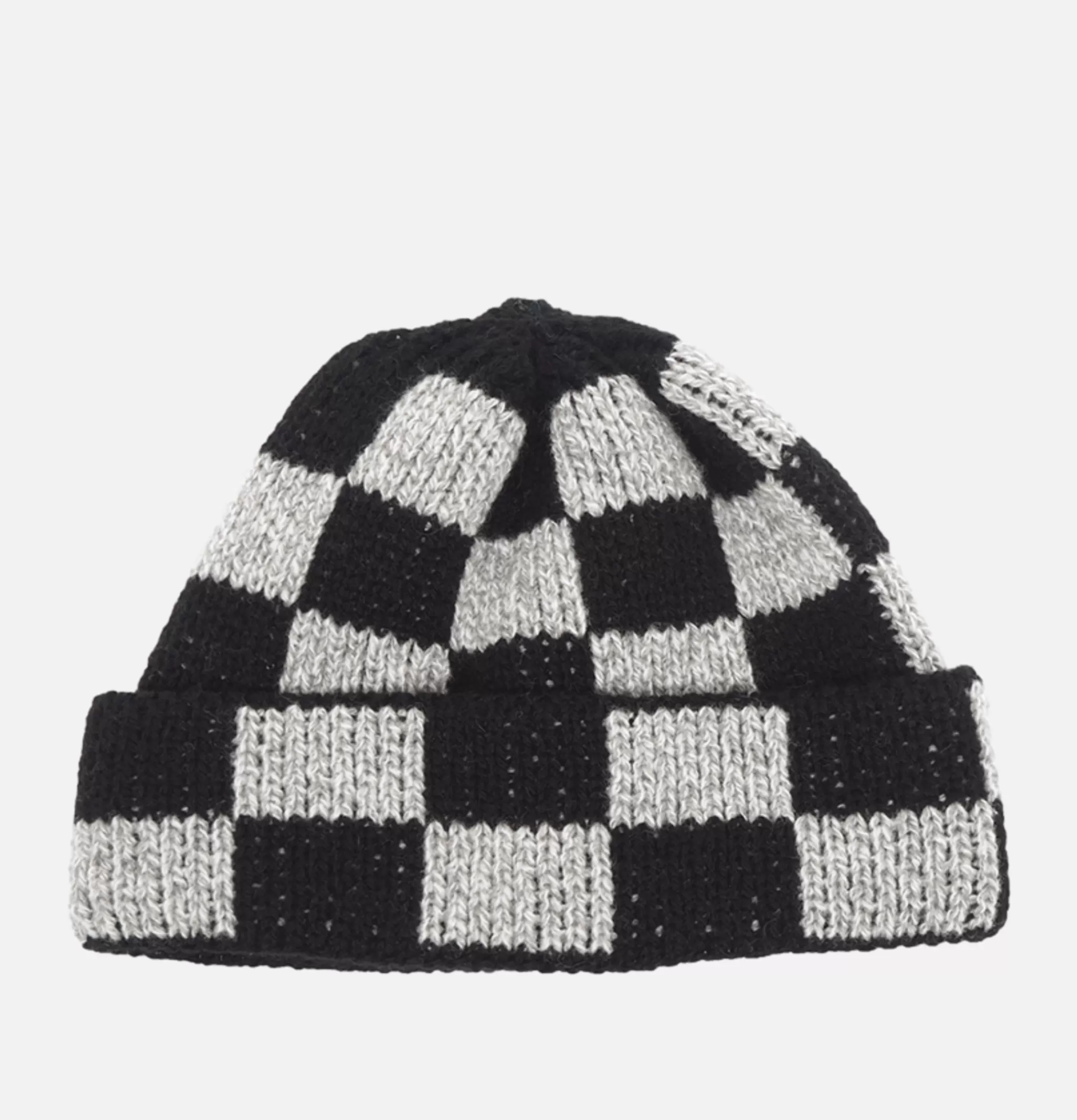 FOUND FEATHER Gants • Bonnets • Echarpes | Checker Beanie Black