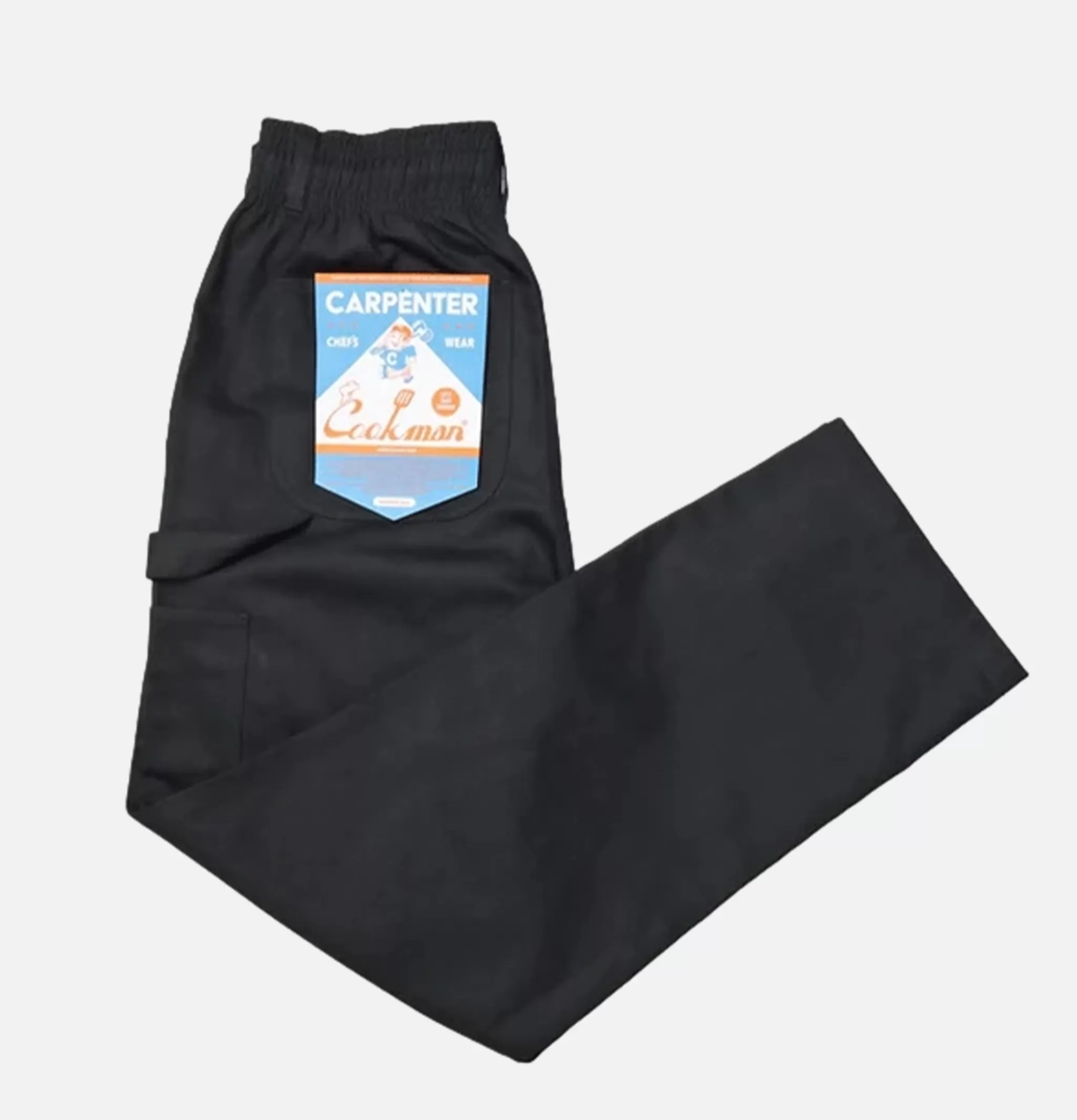 COOKMAN Work Pants | Chef Pant Carpenter Black