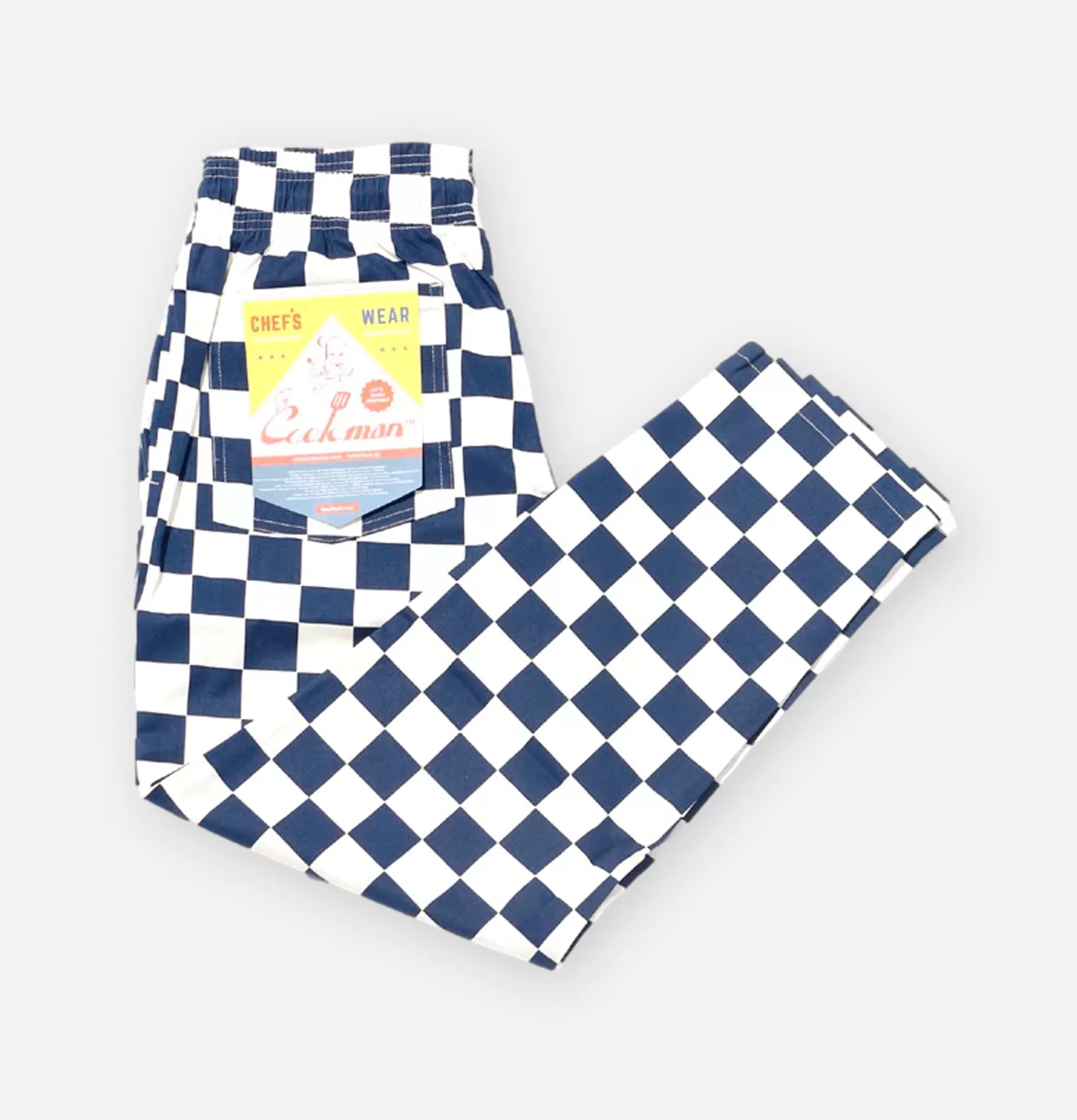 COOKMAN Work Pants | Chef Pant Checker Navy