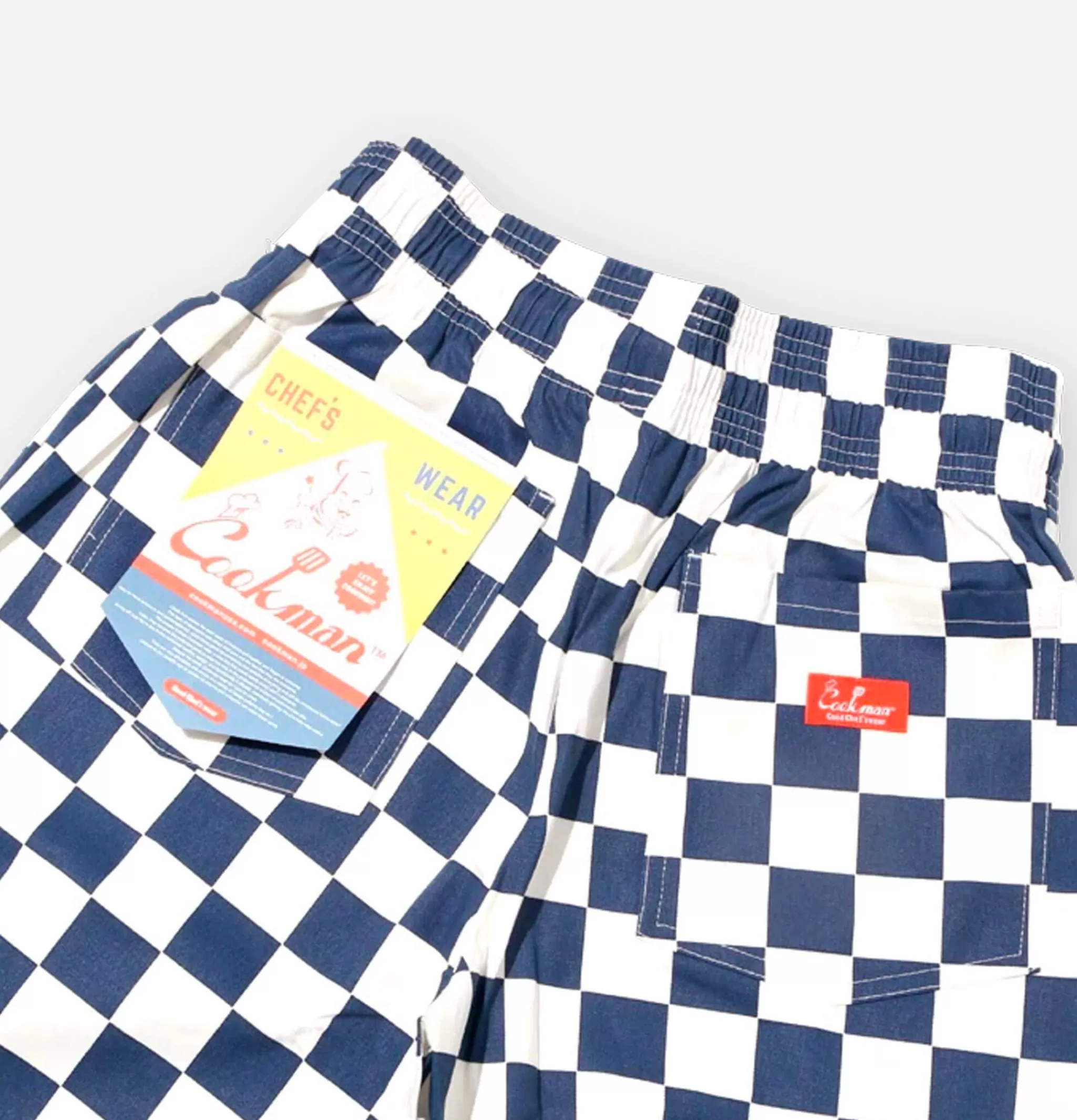 COOKMAN Work Pants | Chef Pant Checker Navy