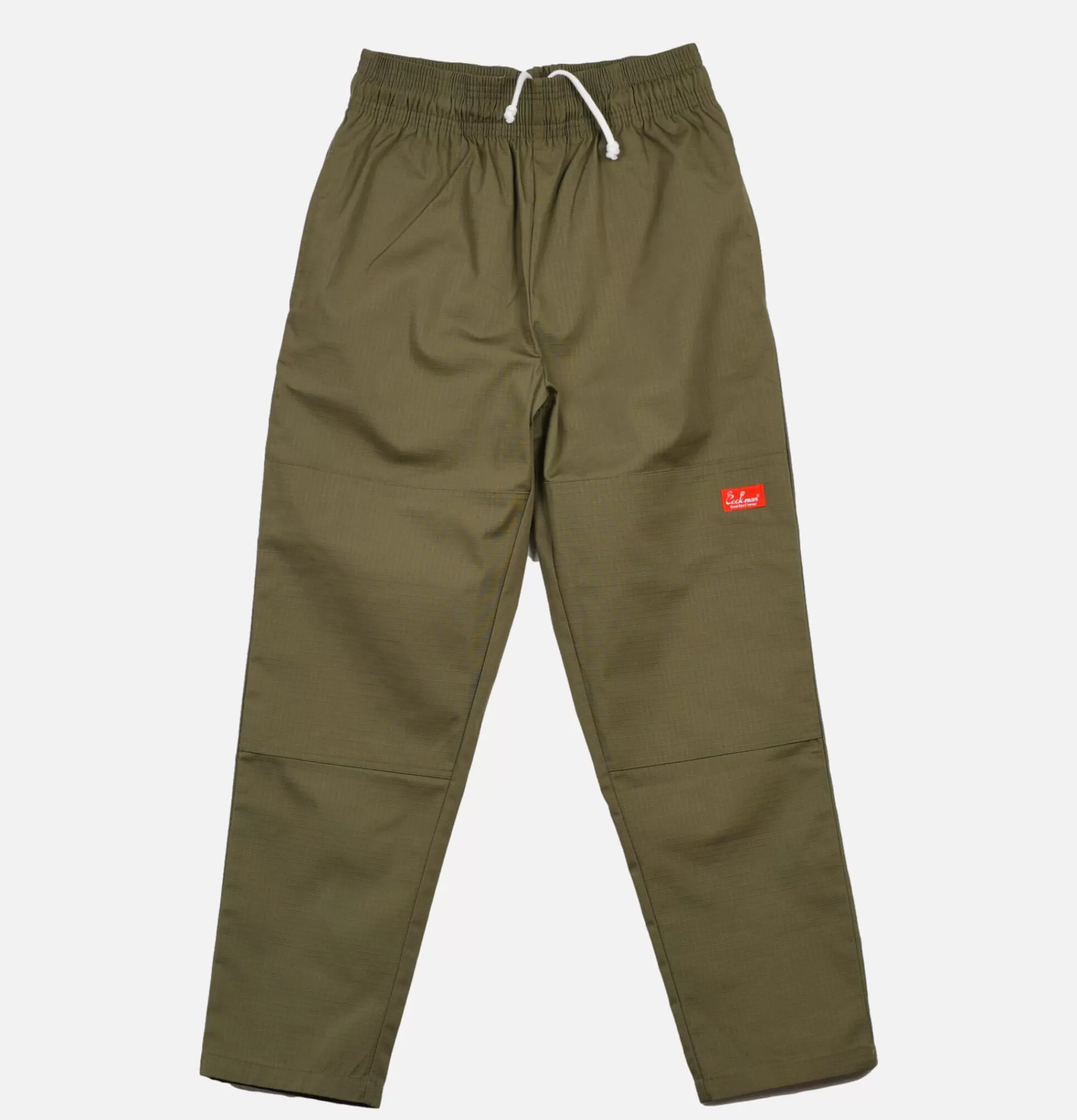 COOKMAN Work Pants | Chef Pant Double Knee Olive