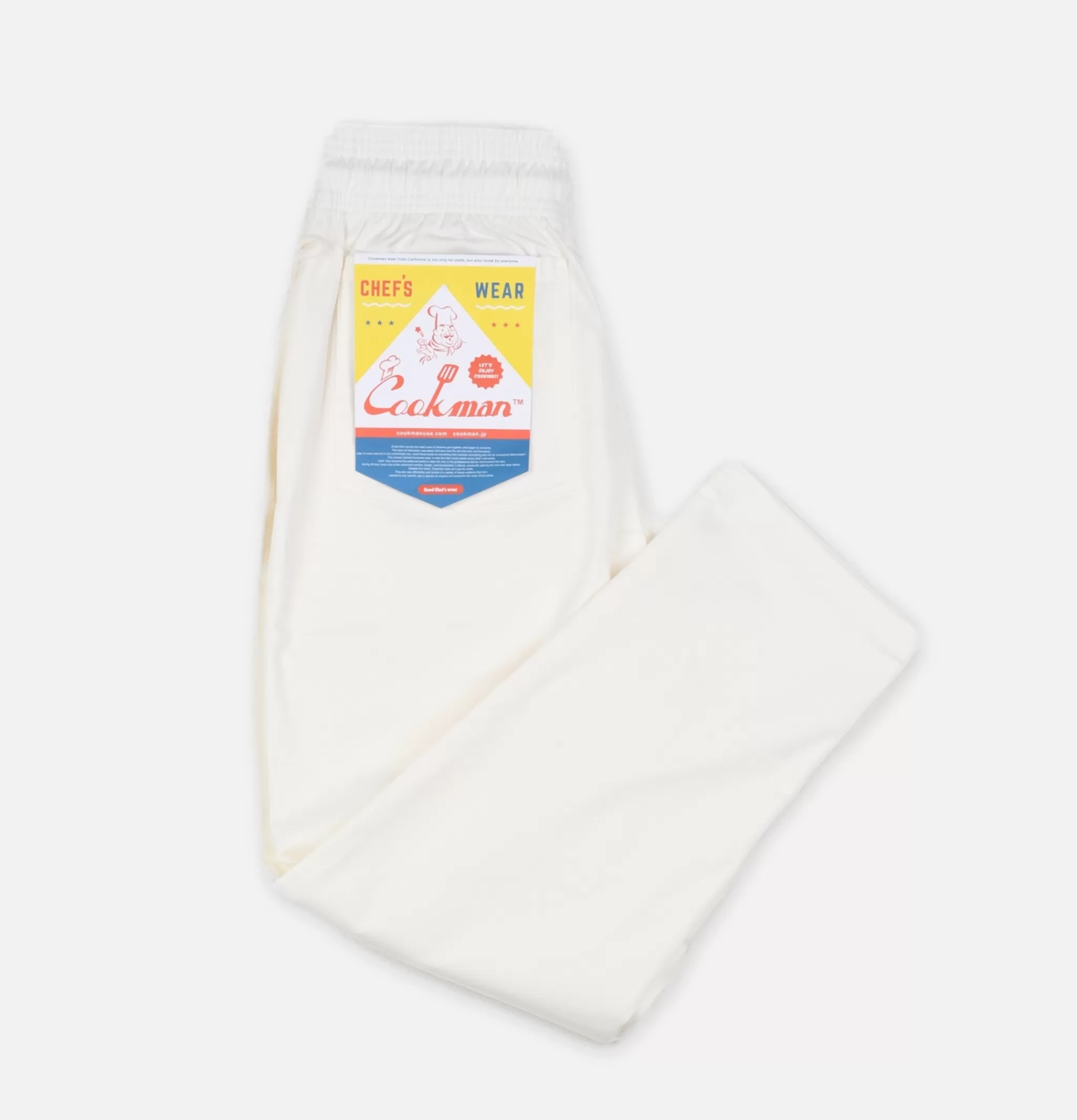 COOKMAN Work Pants | Chef Pant Fry White