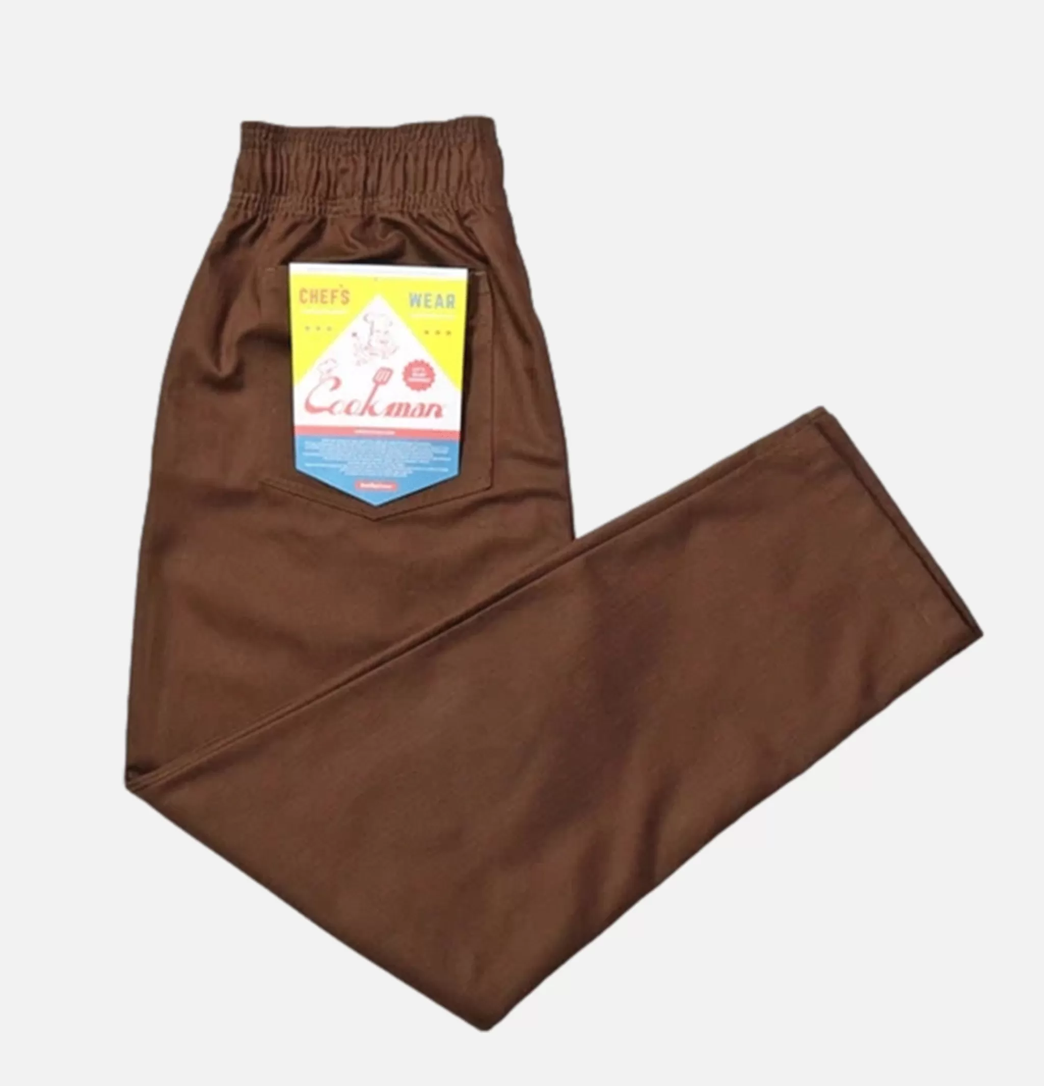 COOKMAN Work Pants | Chef Pant Herringbone Chocolat