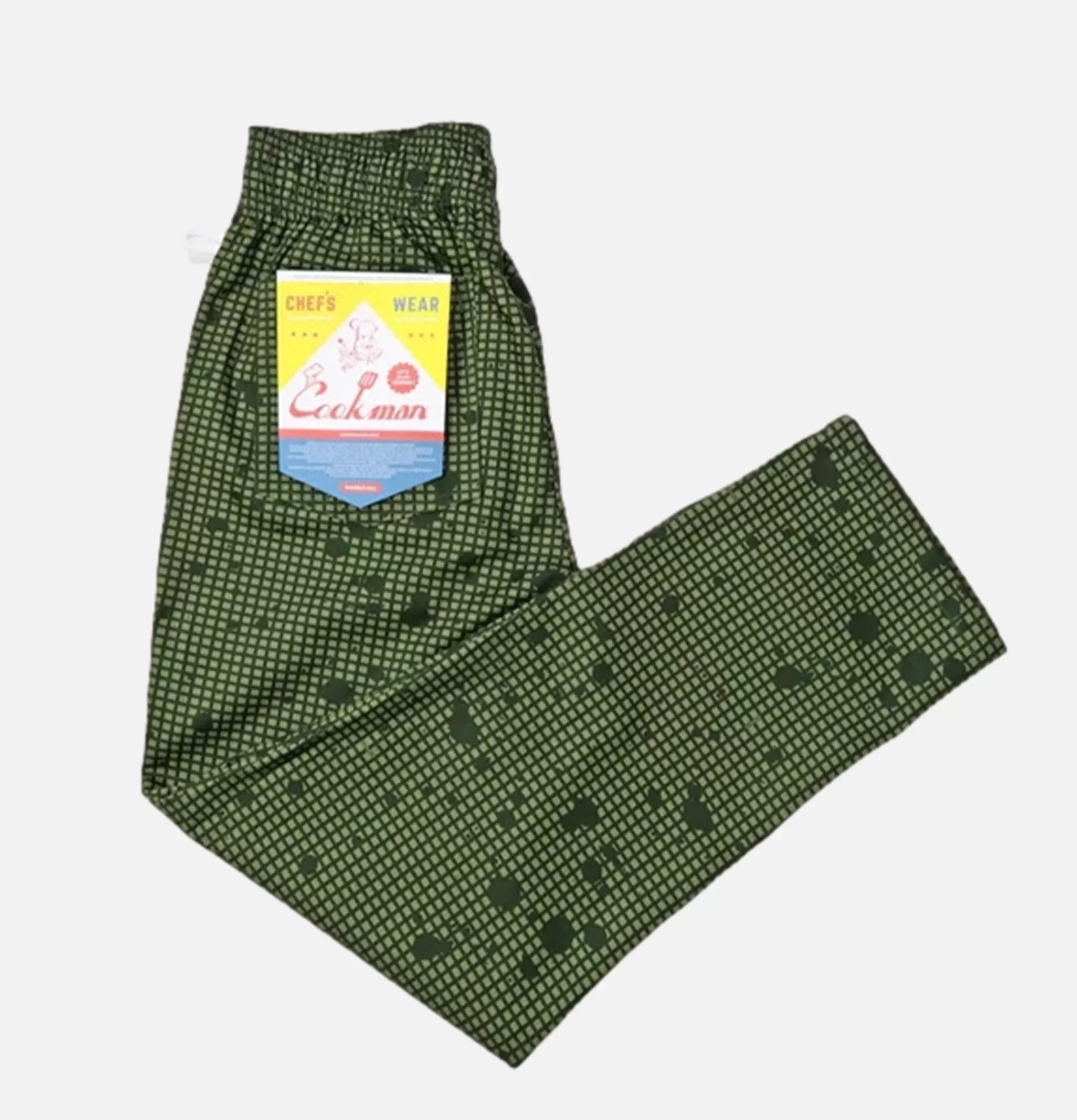 COOKMAN Work Pants | Chef Pant Splash Camo Olive