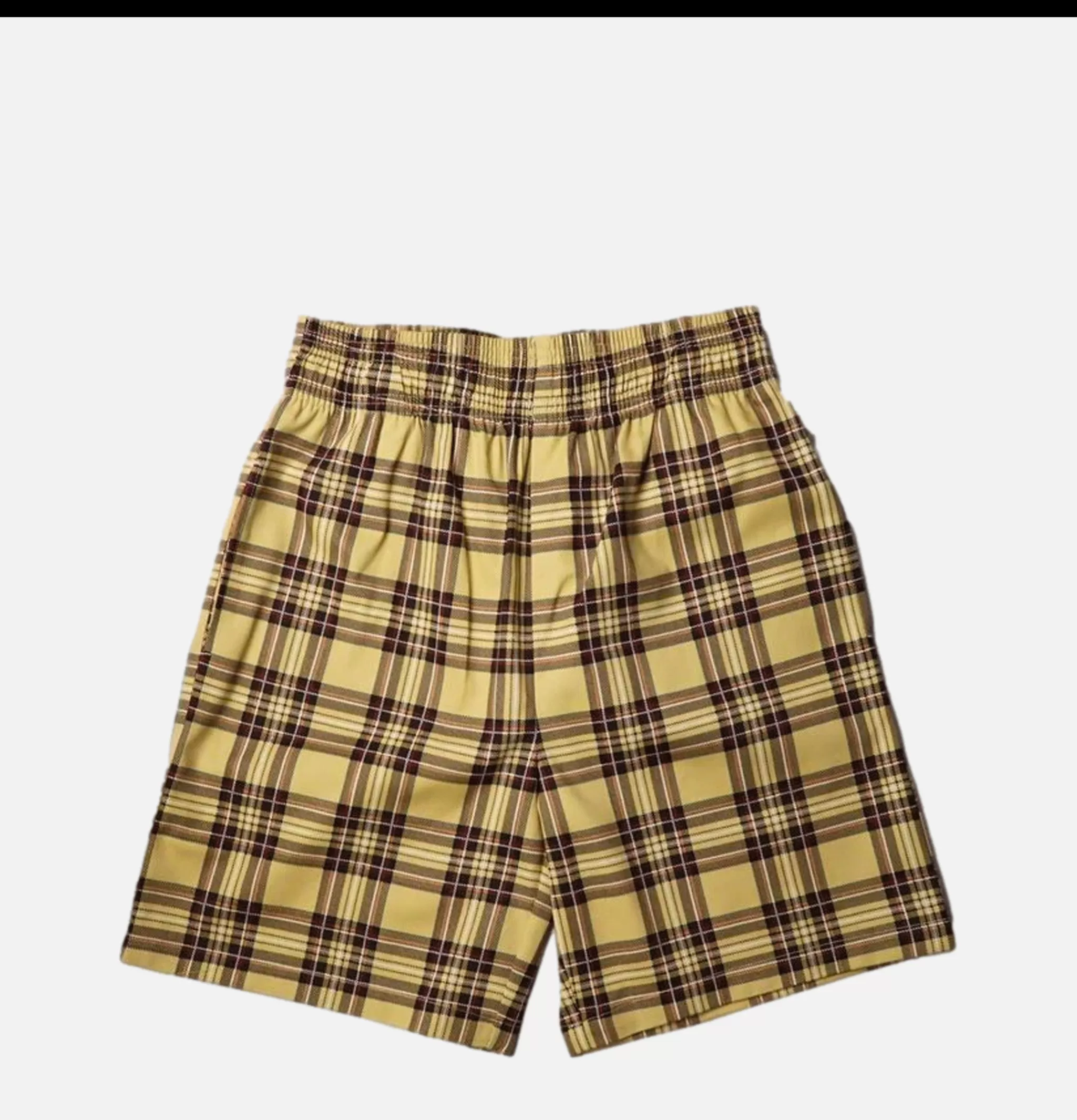 COOKMAN Shorts | Chef Short Tartan Beige