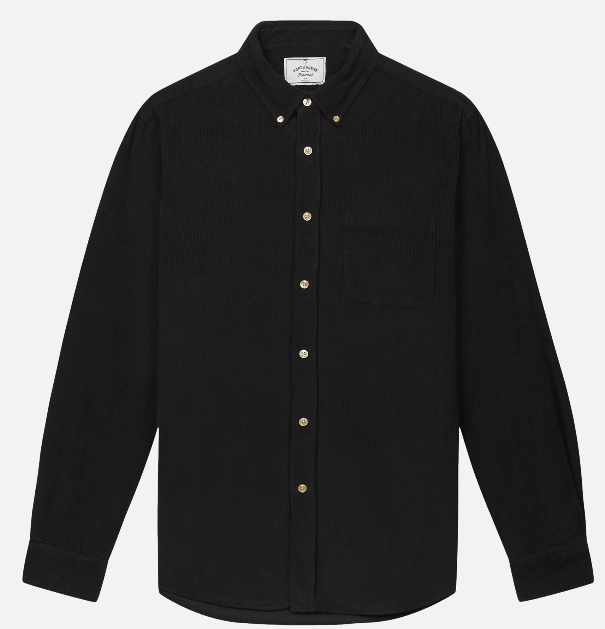 PORTUGUESE FLANNEL Chemises | Chemise Lobo Black