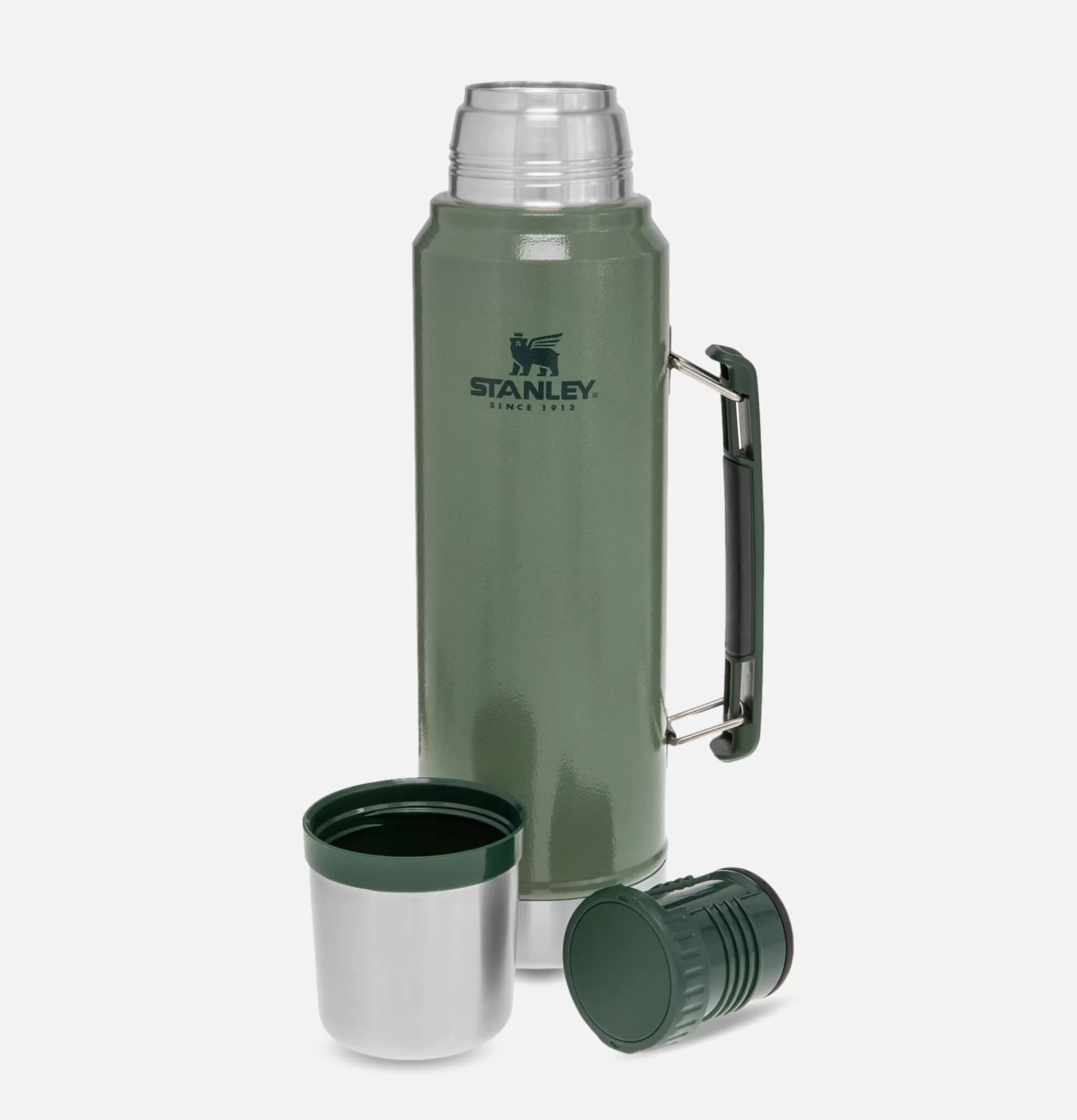STANLEY 1913 Outdoor | Classic Legendary Bottle 1L Hammertone green