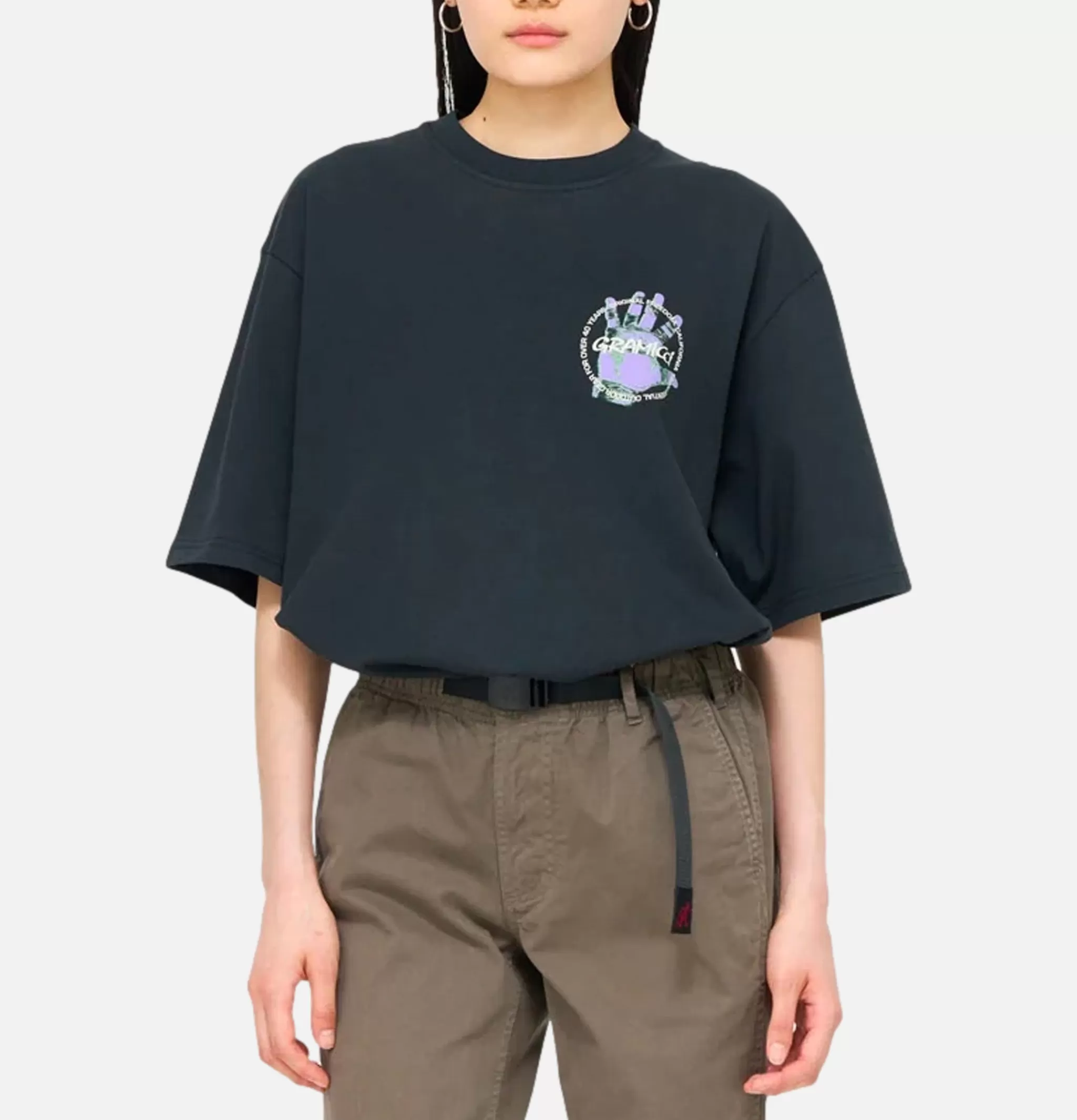 GRAMICCI T-shirts | Climbers Hand Tee Vintage Noir