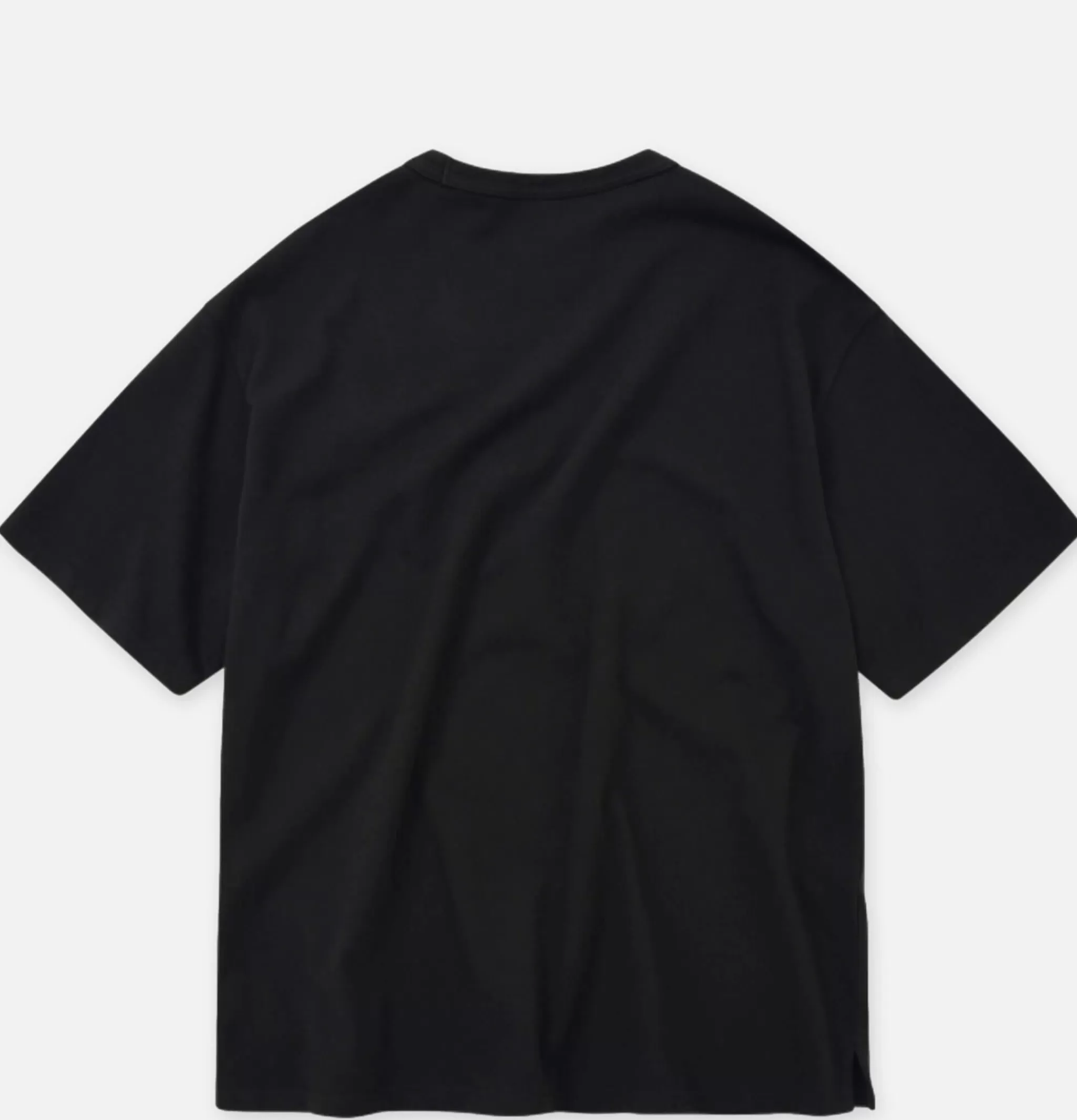 FRIZMWORKS T-shirts | Double Rib Oversized Tee Black