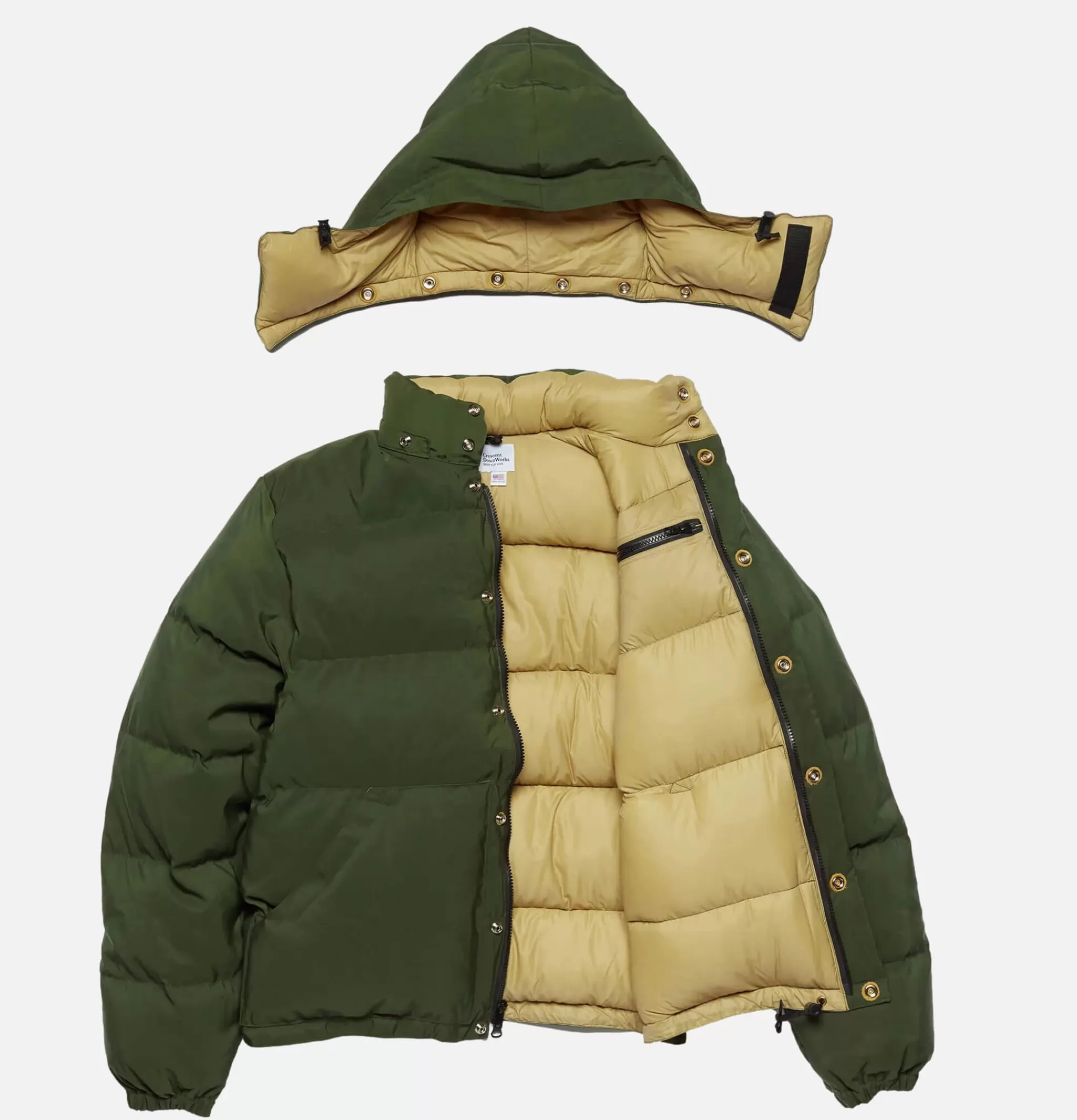 CRESCENT DOWN WORKS Blousons & Manteaux | Down Sweater Jacket Olive