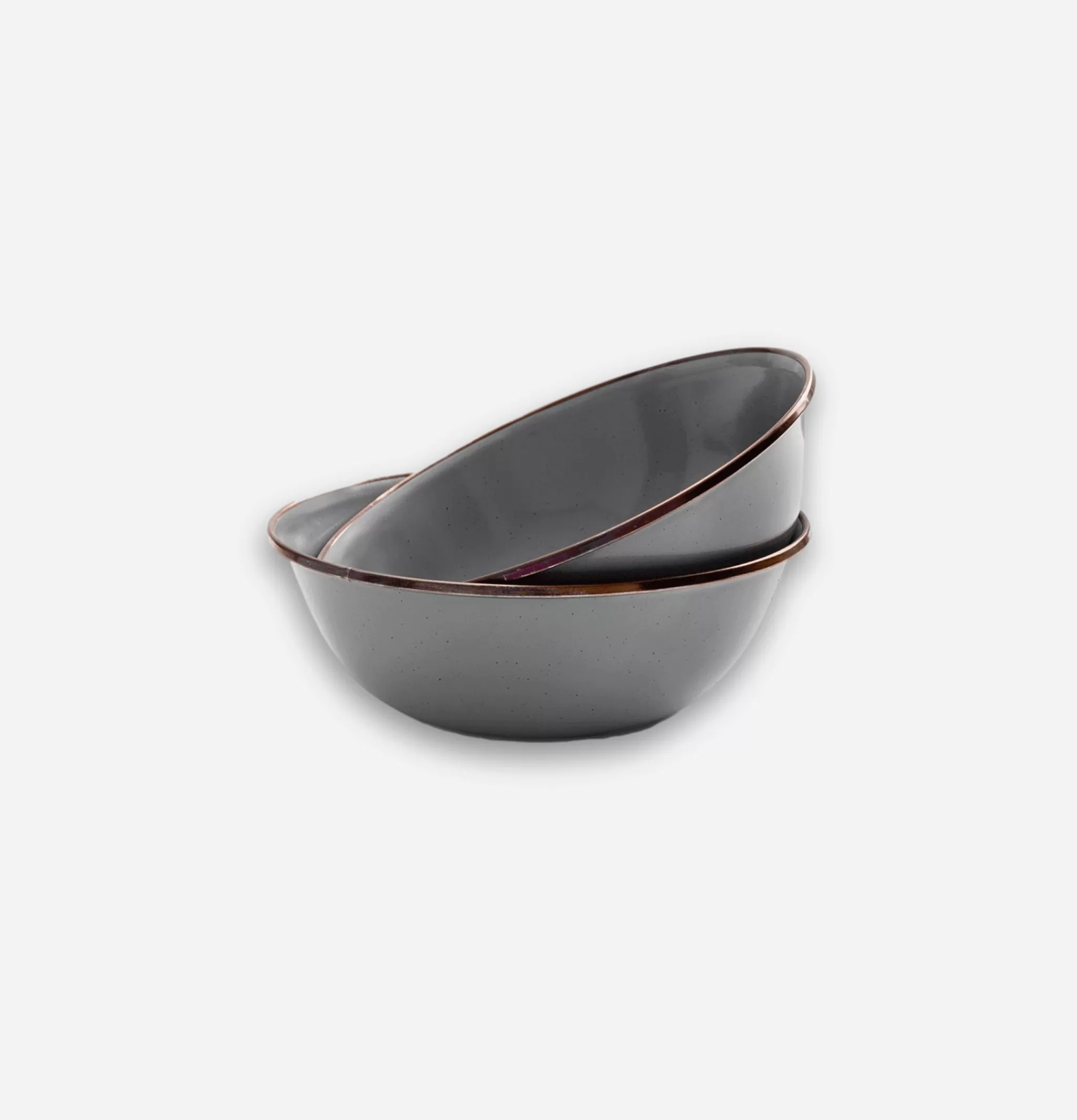 BAREBONES Outdoor | Enamel Bowl Set x 2 Grey