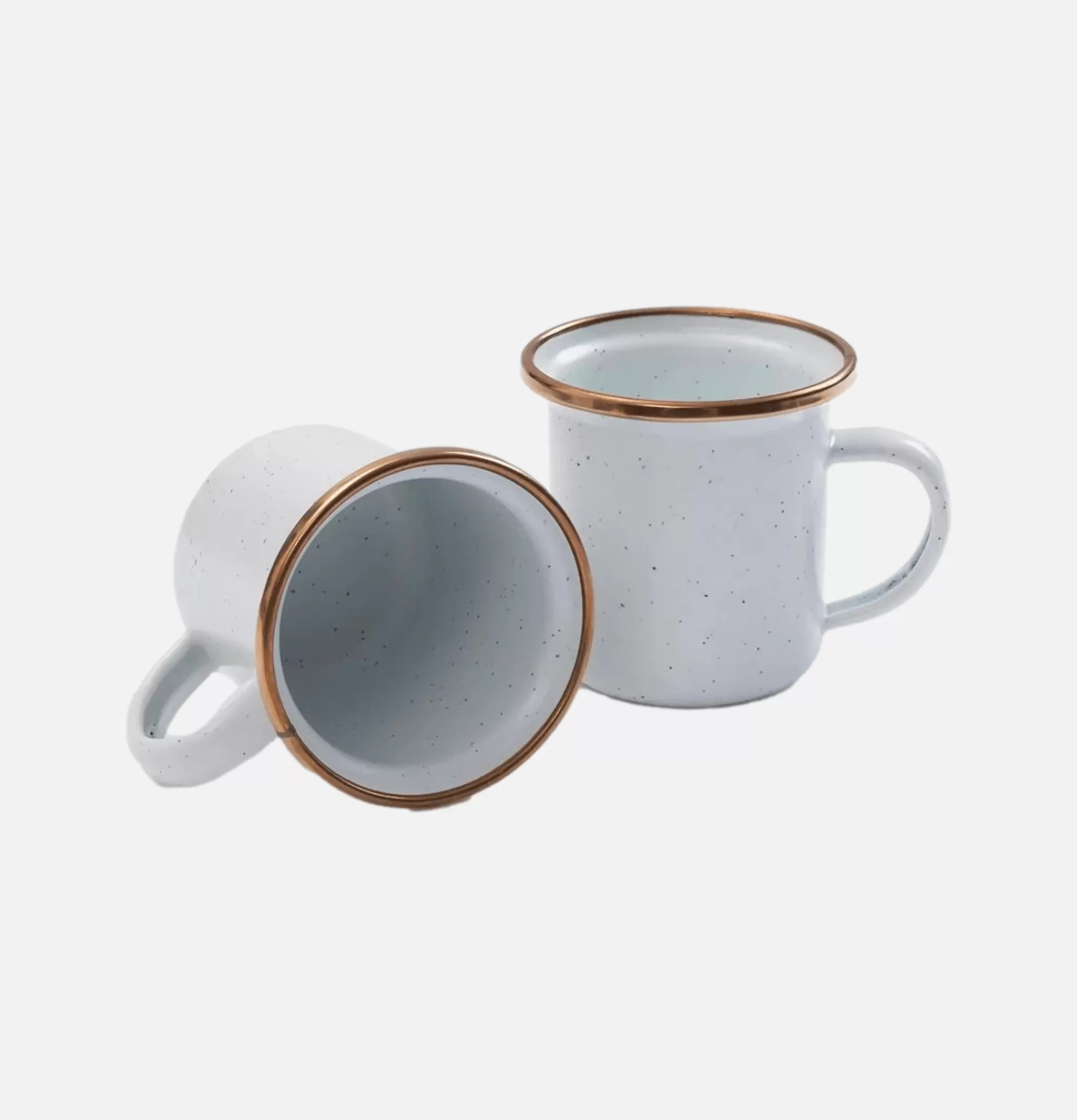 BAREBONES Outdoor | Enamel Cup Set X 2 Egg Shell