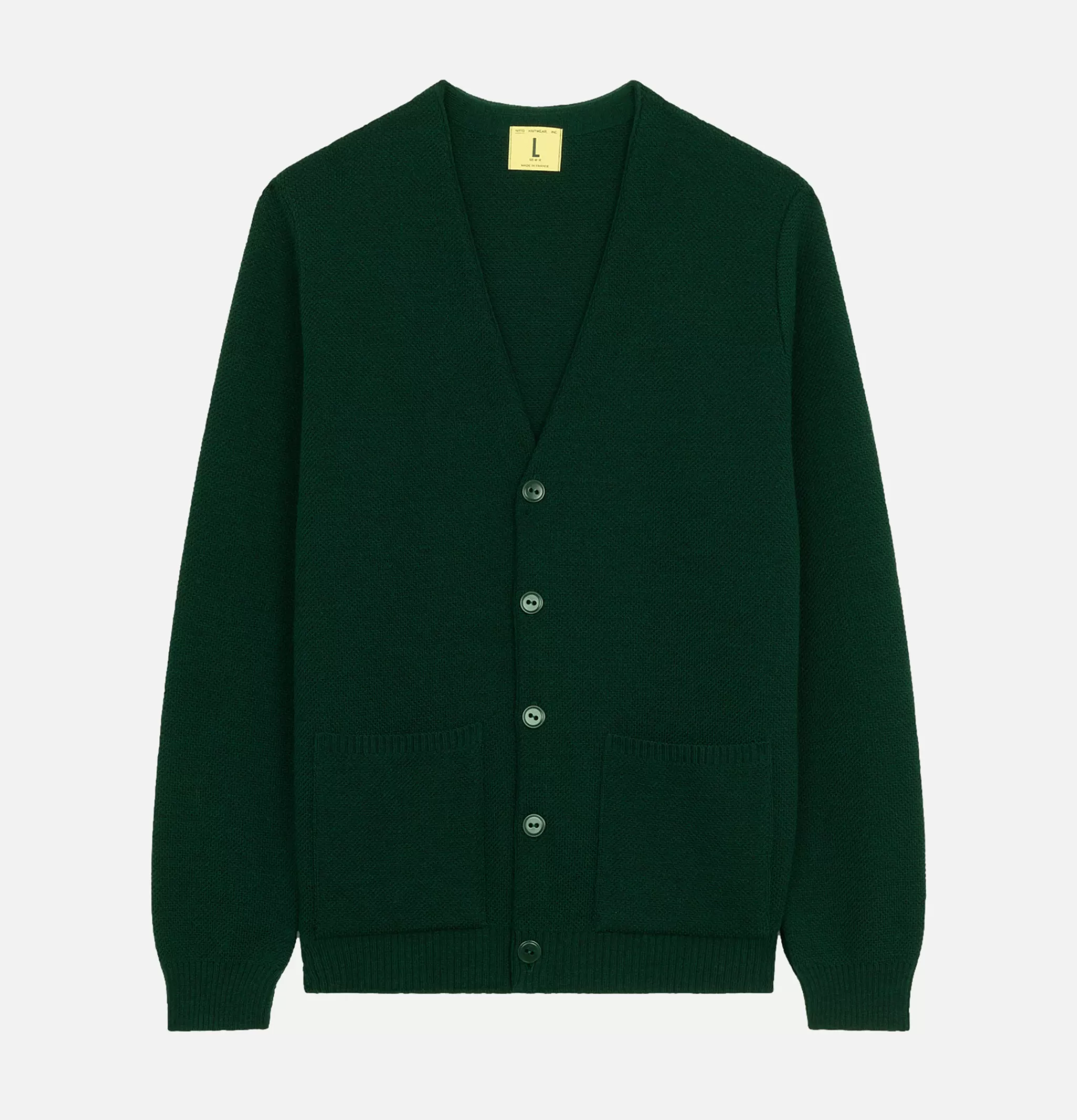 NITTO KNITWEAR Pulls & Cardigans | Gilet Youri Laine Forest Green