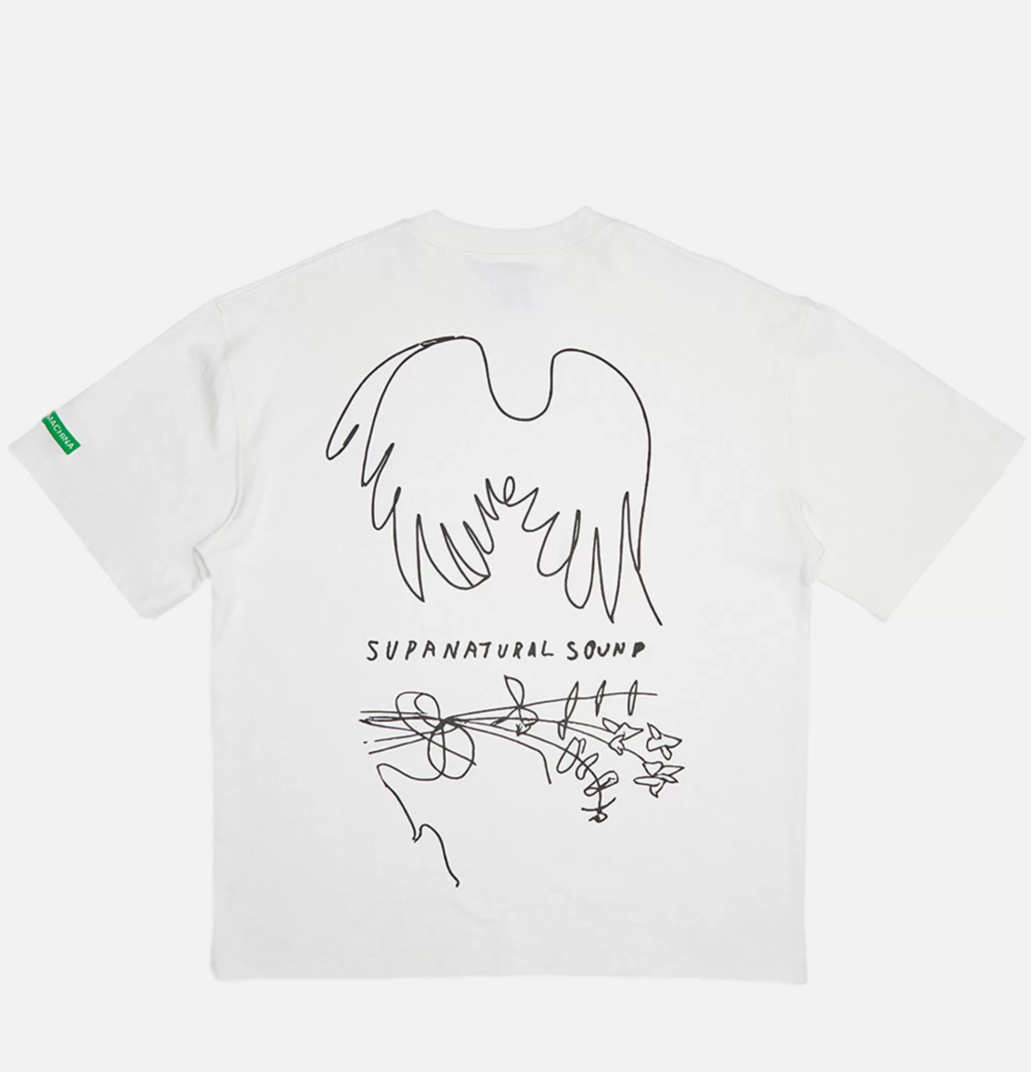 DEUS T-shirts | Hauntology Tee Vintage White