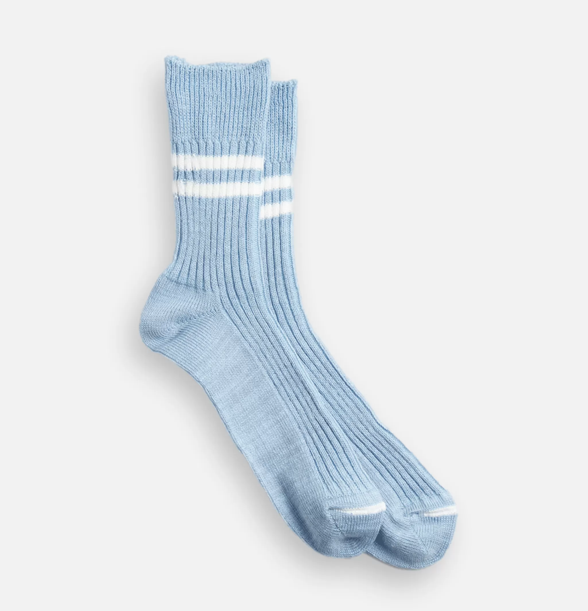ROTOTO Autres | Chaussettes | Hemp Organic Cotton Stripe Bleu