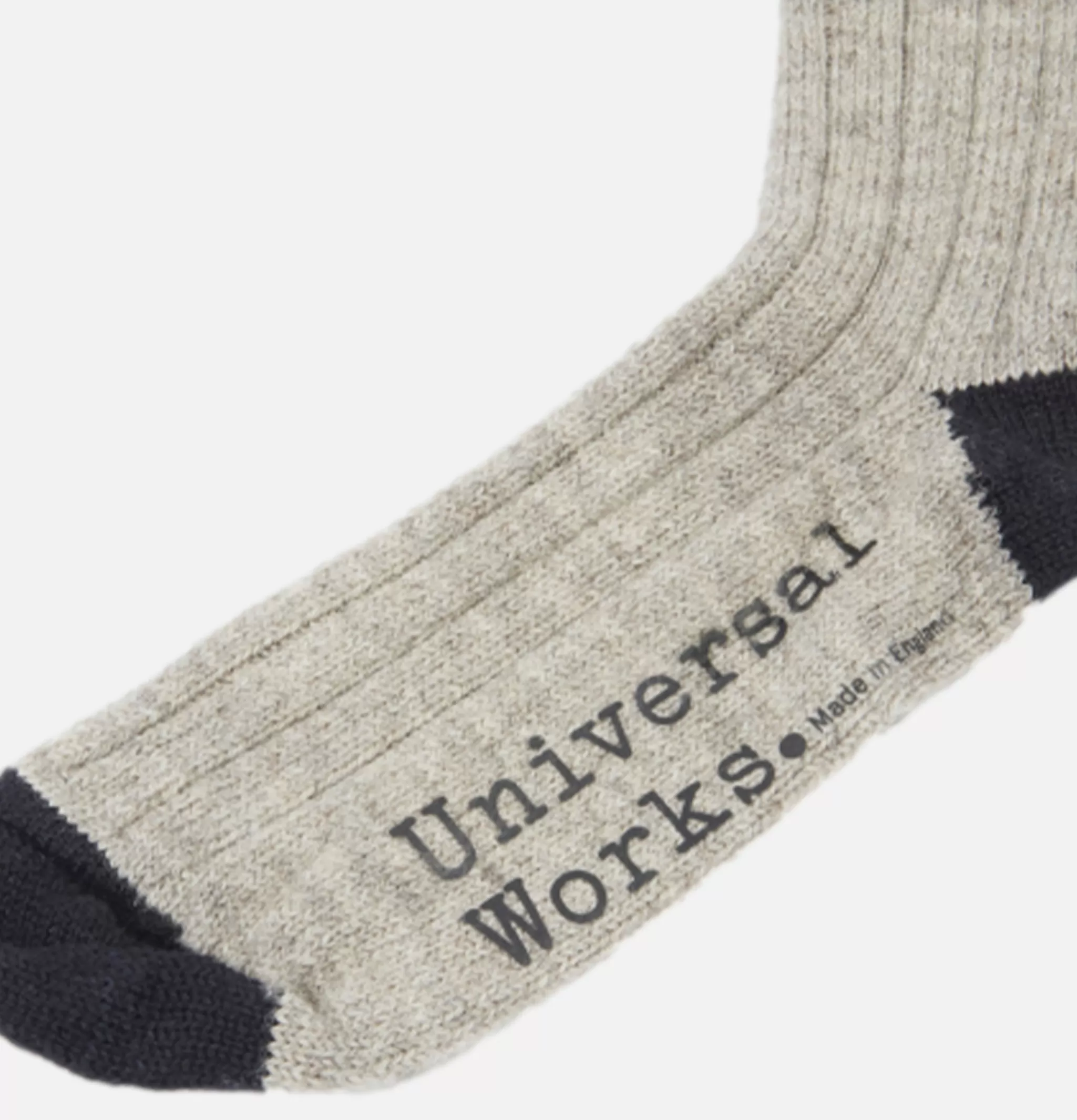 UNIVERSAL WORKS Chaussettes | Hike Sock Wool Stone