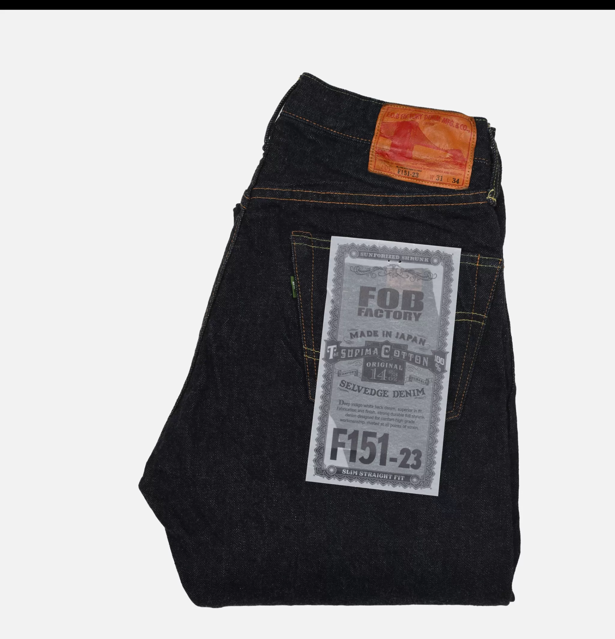 FOB FACTORY Jeans | Jeans F151 One Wash