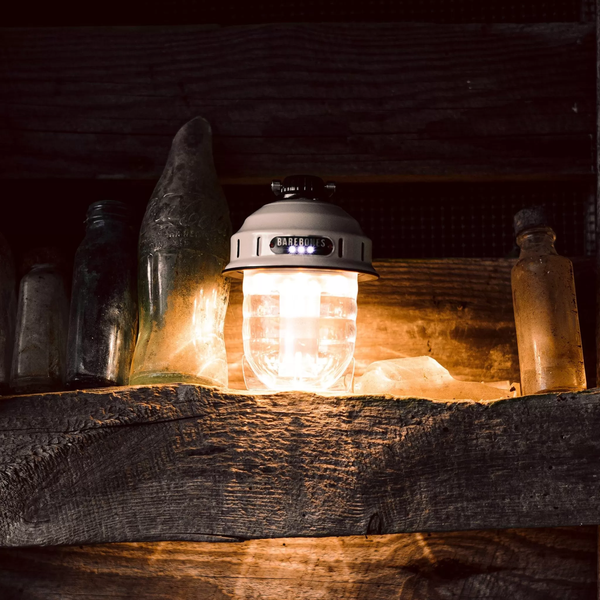BAREBONES Outdoor | Lanterne Beacon Light White Vintage