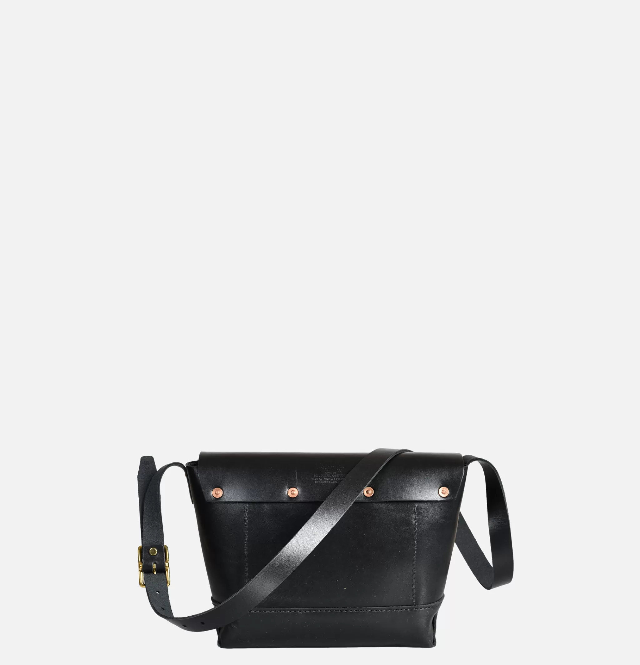 HERITAGE LEATHER COMPANY Sacs Bandoulière | Leather Mini Shoulder Bag Noir