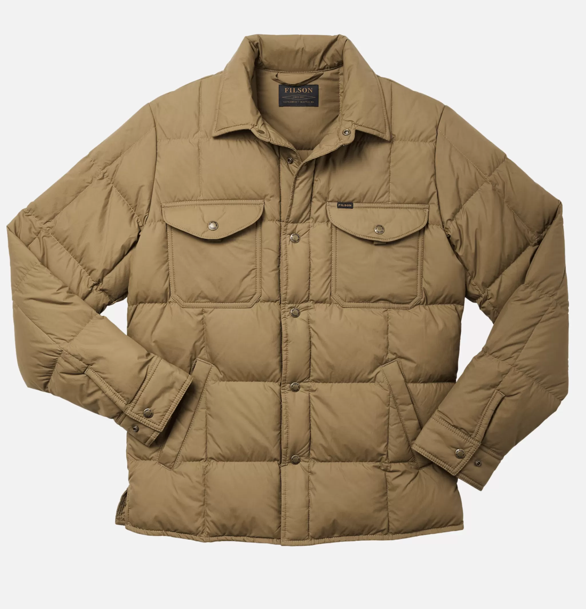 FILSON Blousons & Manteaux | Lightweight Down Jac Shirt Tan