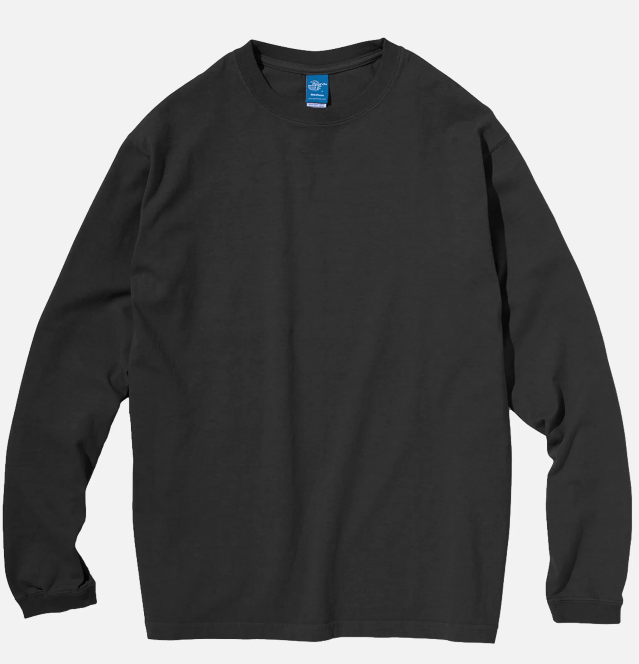 GOOD ON T-shirts | Long Sleeve Crew Tee Black