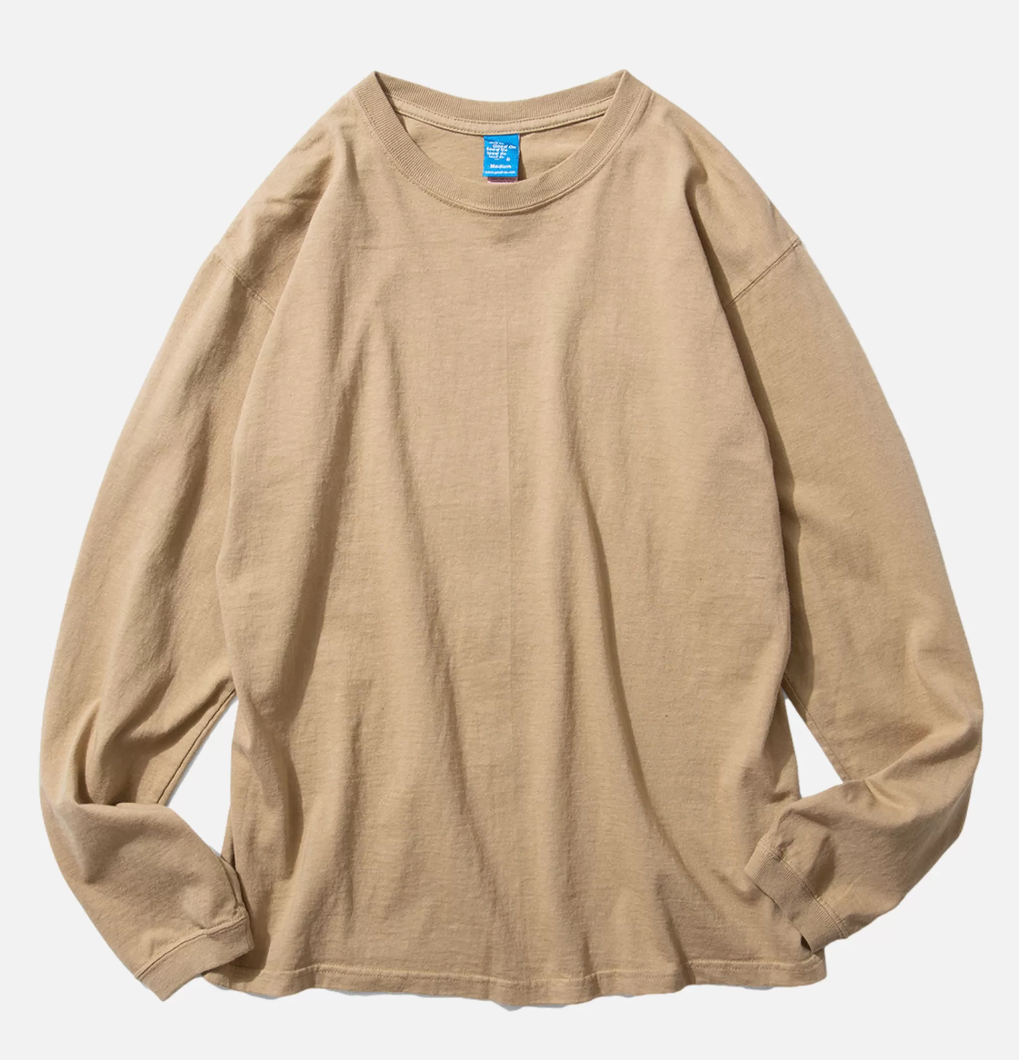 GOOD ON T-shirts | Long Sleeve Crew Tee Coyote