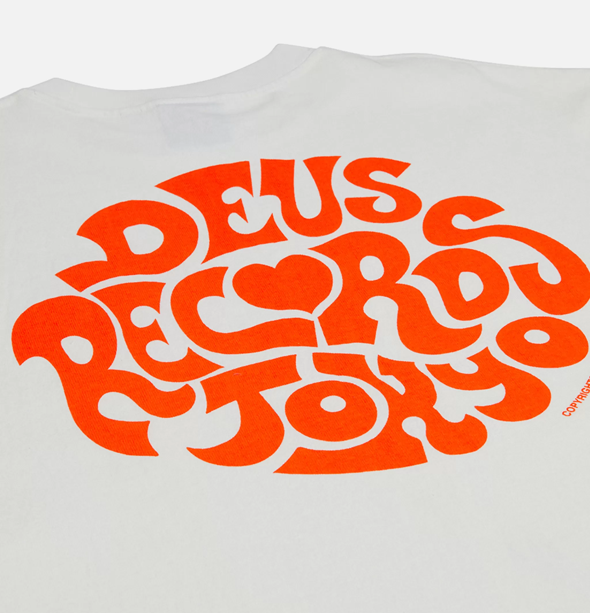 DEUS T-shirts | Paradigm Ls Tee Vintage White