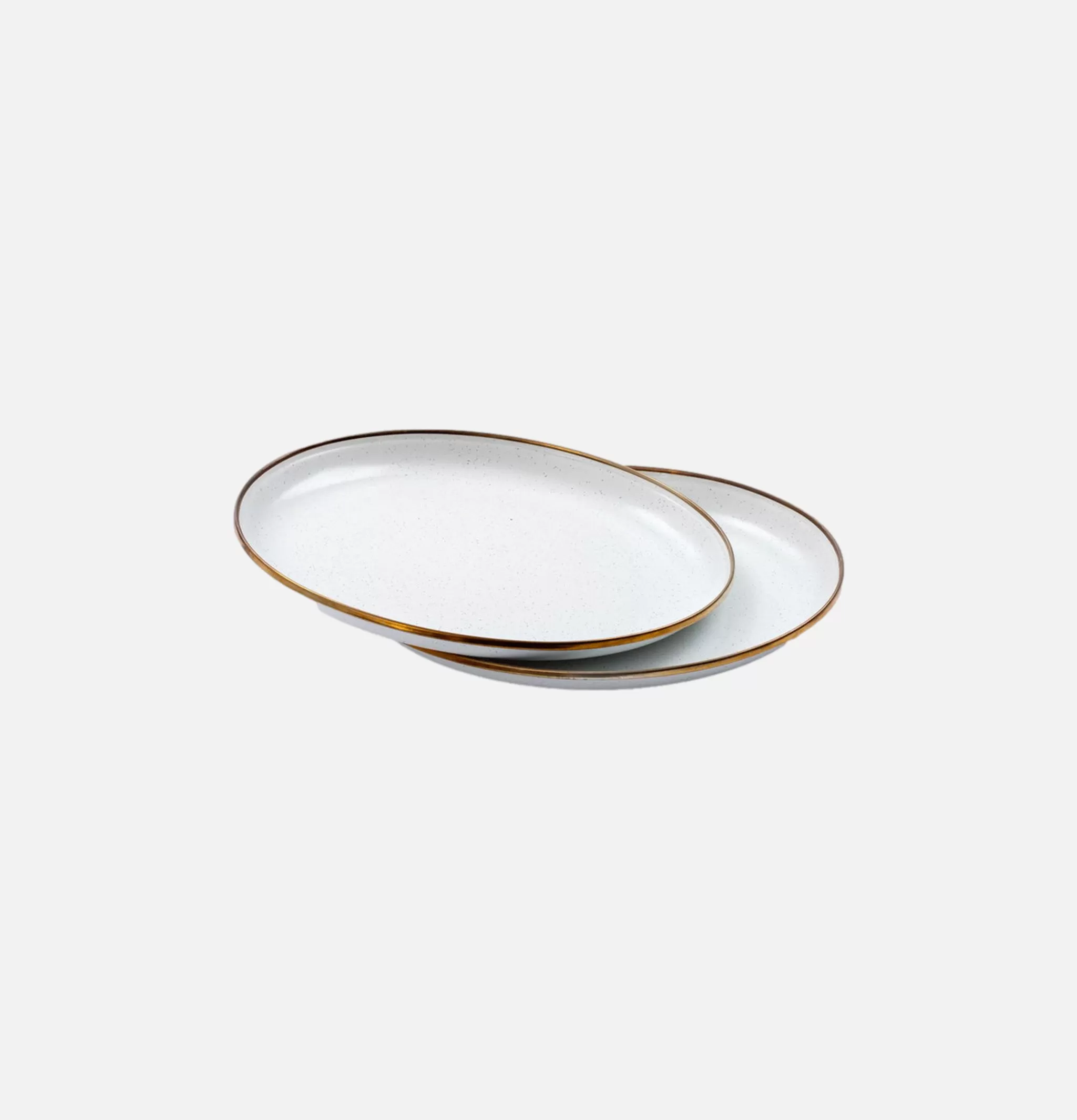 BAREBONES Outdoor | Petites Assiettes Email X 2 Eggshell