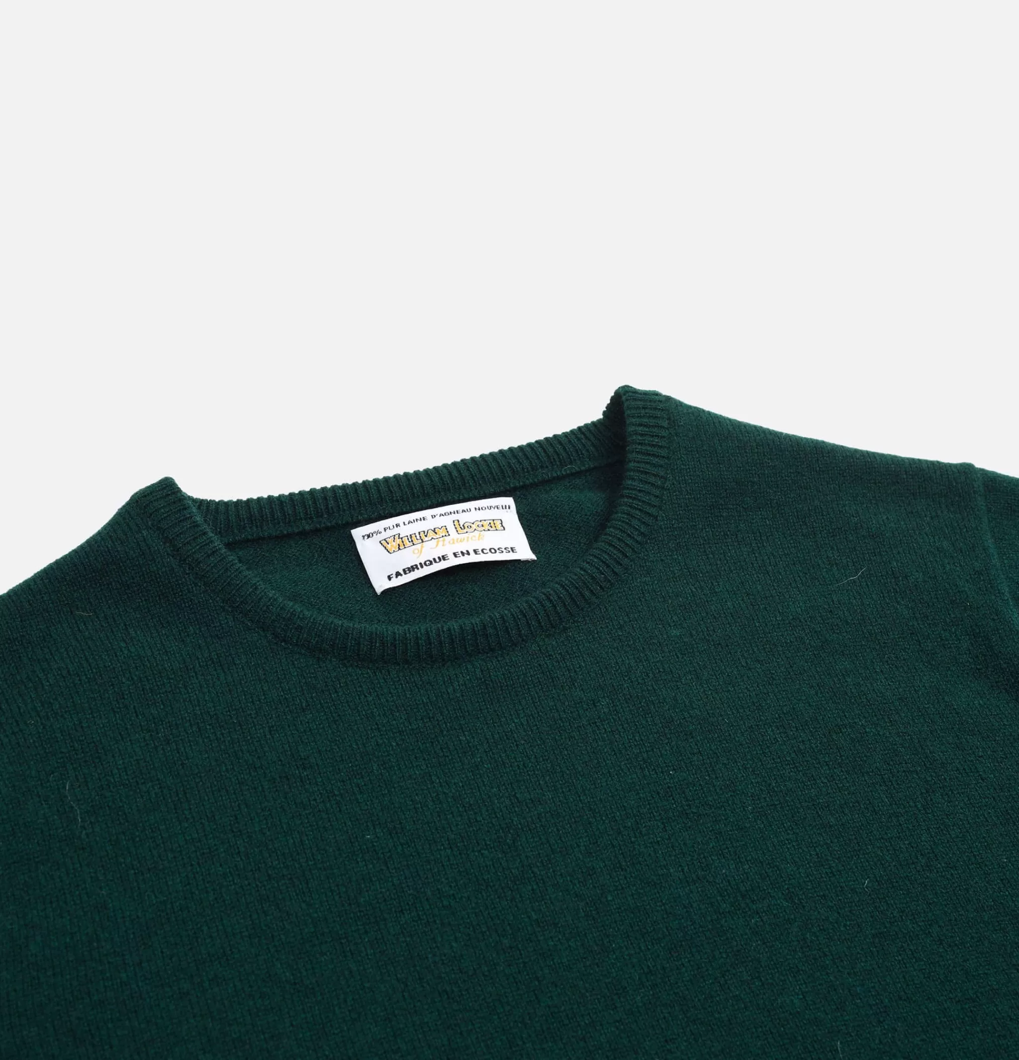 WILLIAM LOCKIE Pulls & Cardigans | Pull Col Rond Tartan Green