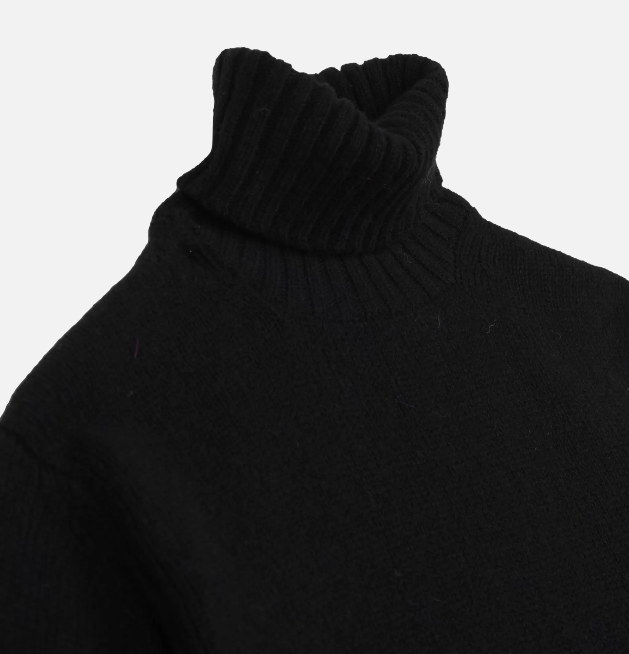 WILLIAM LOCKIE Pulls & Cardigans | Pull Col Roulé Aryan Black