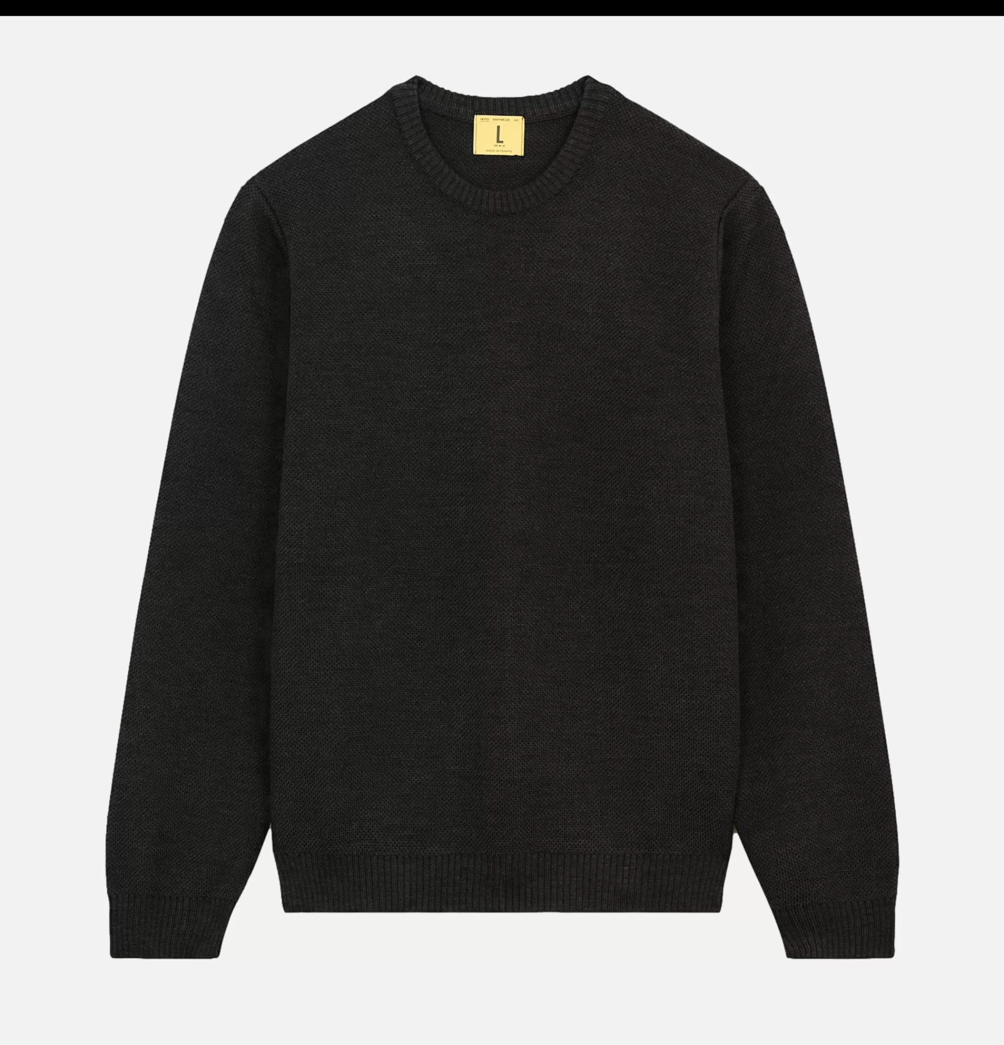 NITTO KNITWEAR Pulls & Cardigans | Pull Youri Col Rond Anthracite