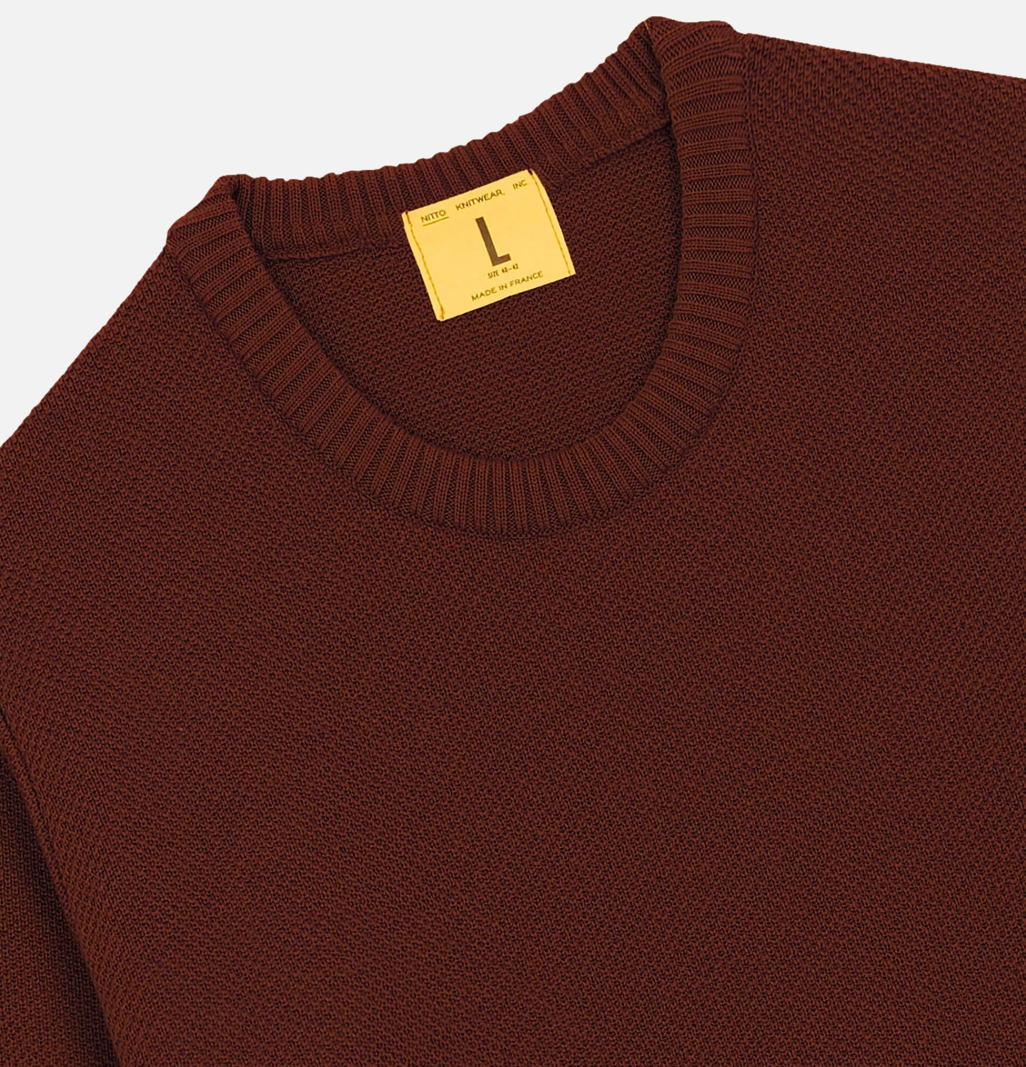 NITTO KNITWEAR Pulls & Cardigans | Pull Youri Col Rond Brique