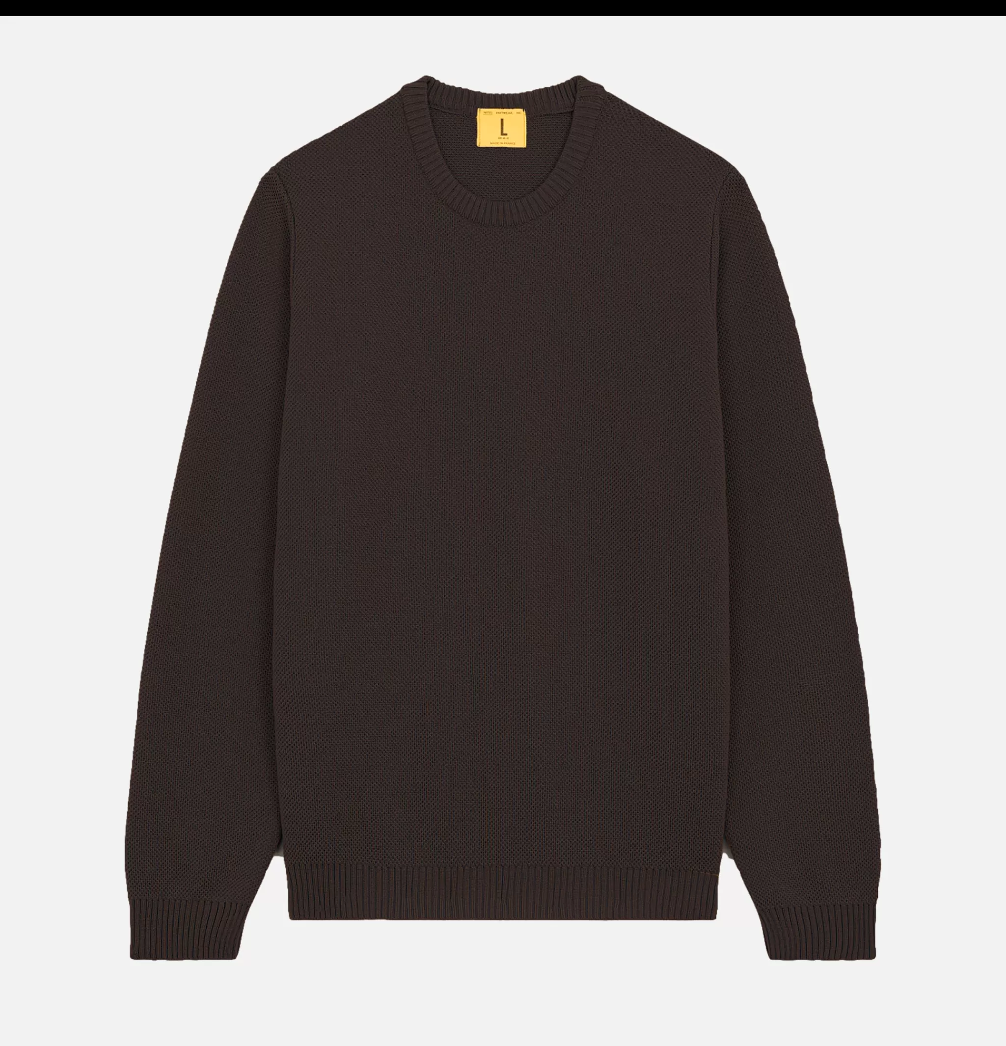NITTO KNITWEAR Pulls & Cardigans | Pull Youri Col Rond Marron