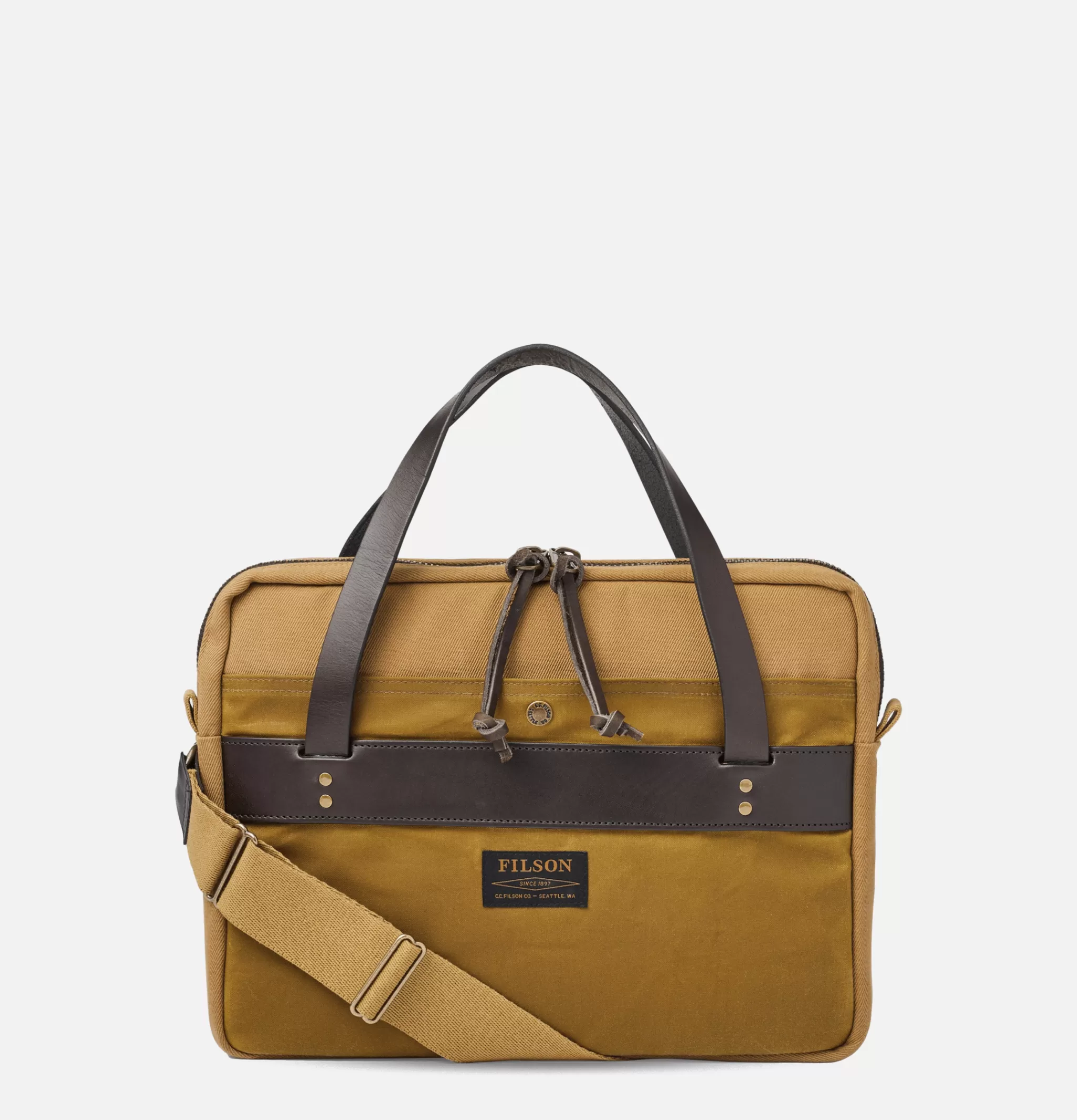 FILSON Sacs Bandoulière | Rugged Compact Briefcase Tan