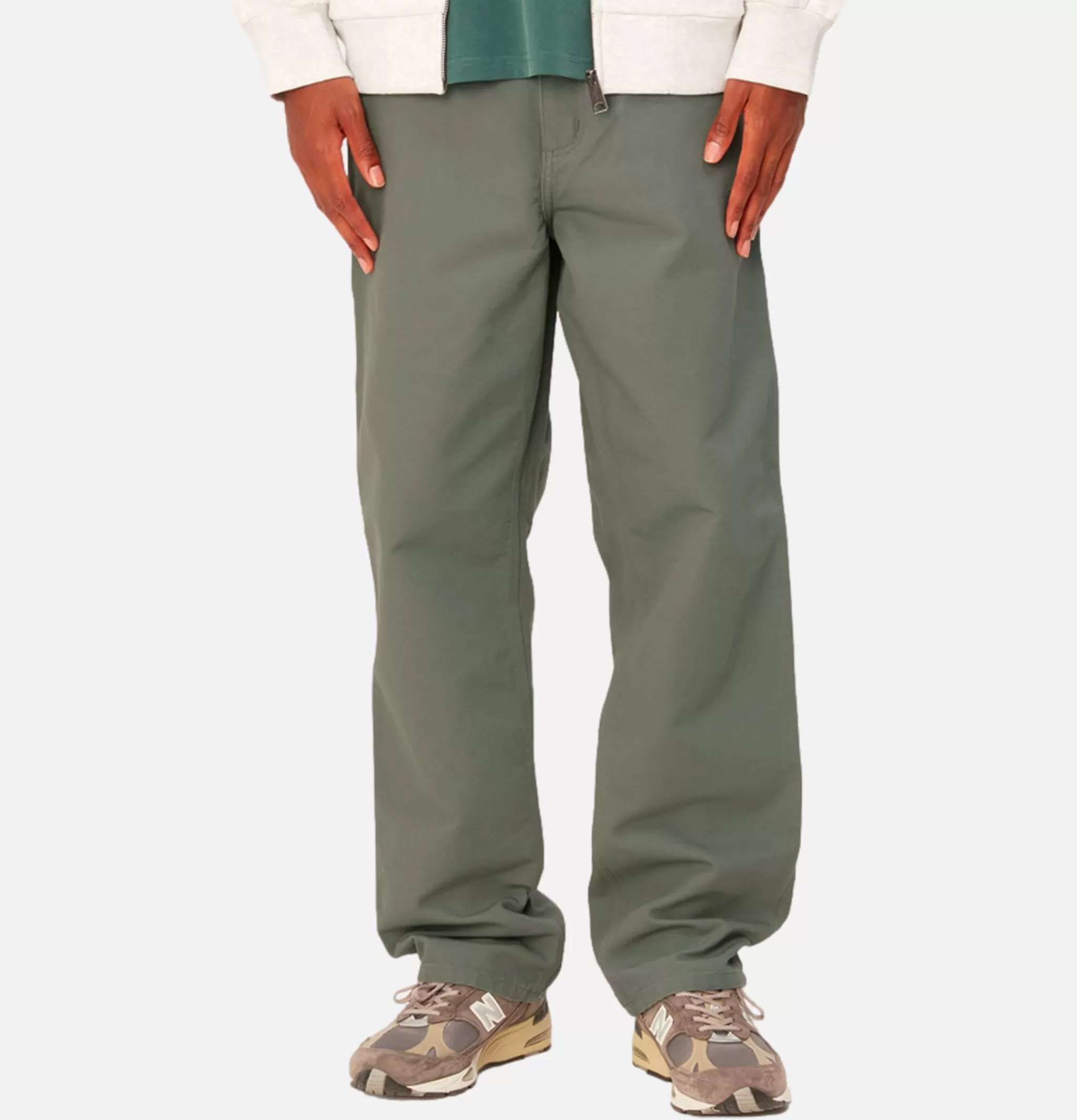 CARHARTT WIP Work Pants | Single Knee Pant Smoke Green
