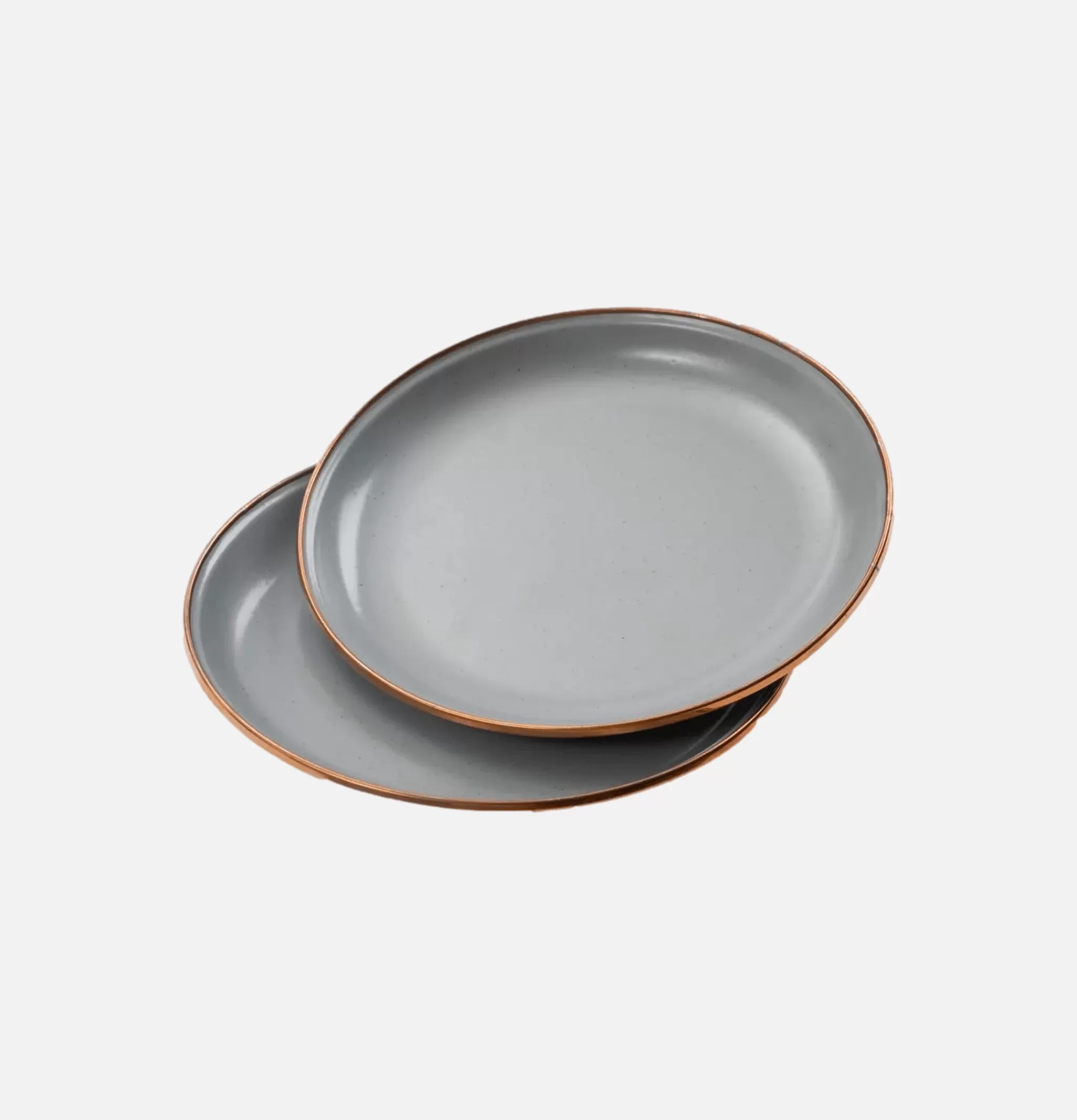 BAREBONES Outdoor | Small Enamel Plate X 2 Grey