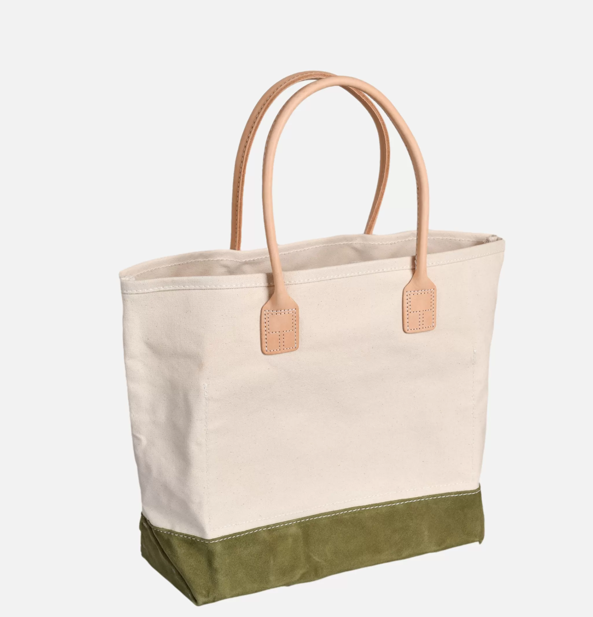 HERITAGE LEATHER COMPANY Tote-bags | Suede Day Tote Bag Vert